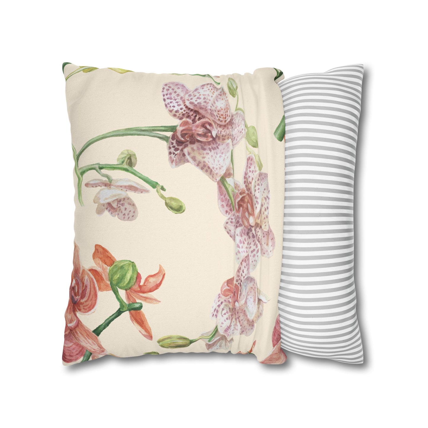 Floral Elegance Pillowcase - Botanical Decor, Home Accent, Gift, Aesthetic Room, Living Room Decor