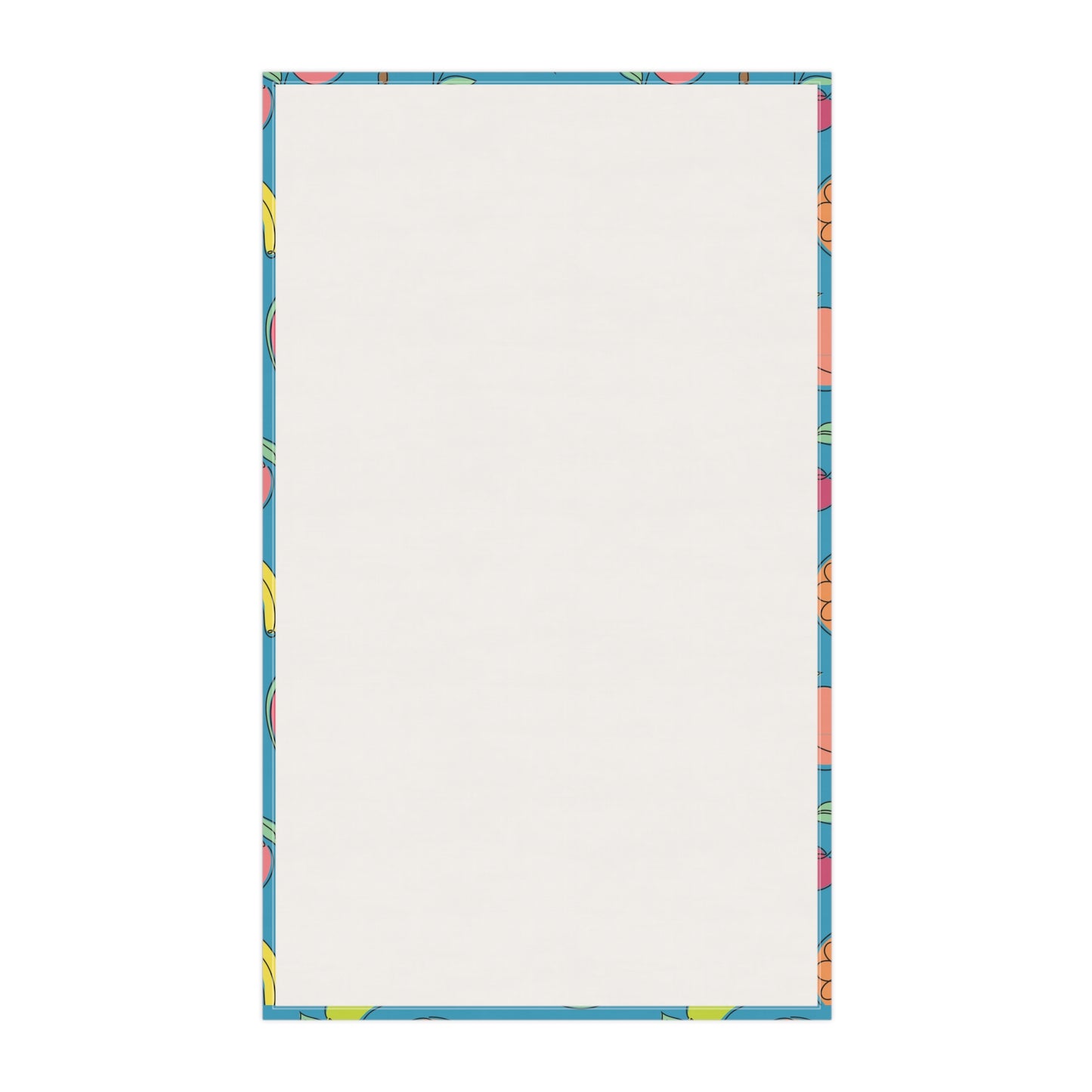 Fruitful Whimsy: A Tea Towel Delight - Turquoise - FWTT