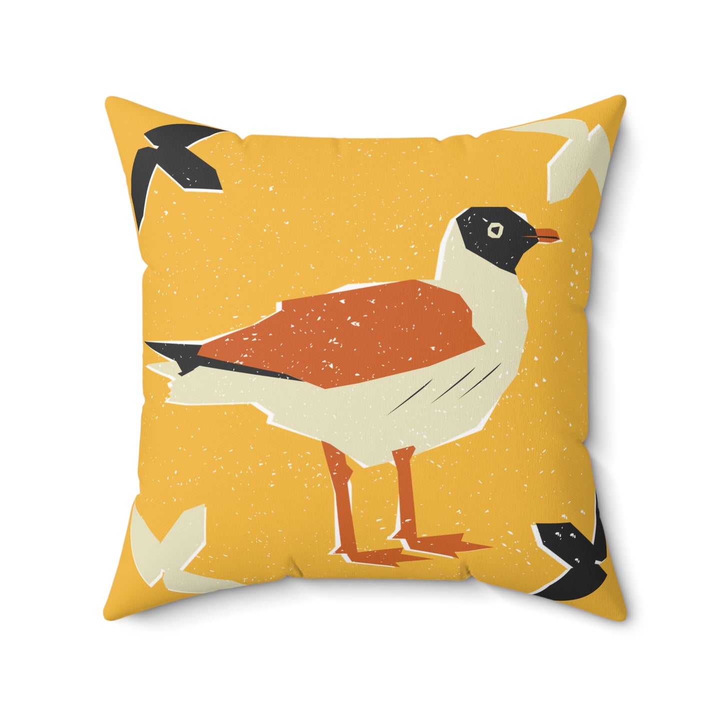 Bohemian Tribal Seagull Design Vibrant Decorative Pillow, Home Decor, Gift, Cozy Accent Pillow, Room Makeover, Holiday Gift