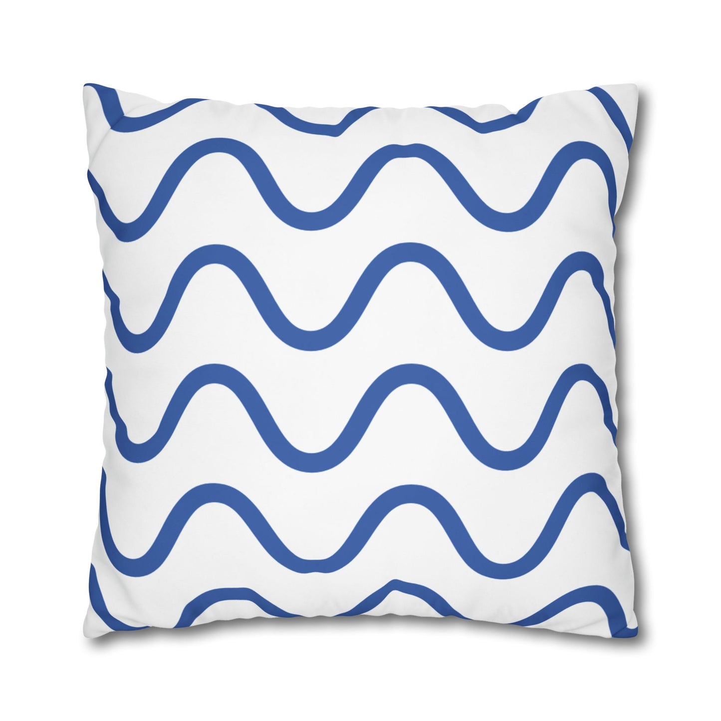 Wave Pattern Decorative Pillowcase | Coastal Vibe, Home Decor, Throw Pillow Cover, Room Accent, Gift for Ocean Lovers