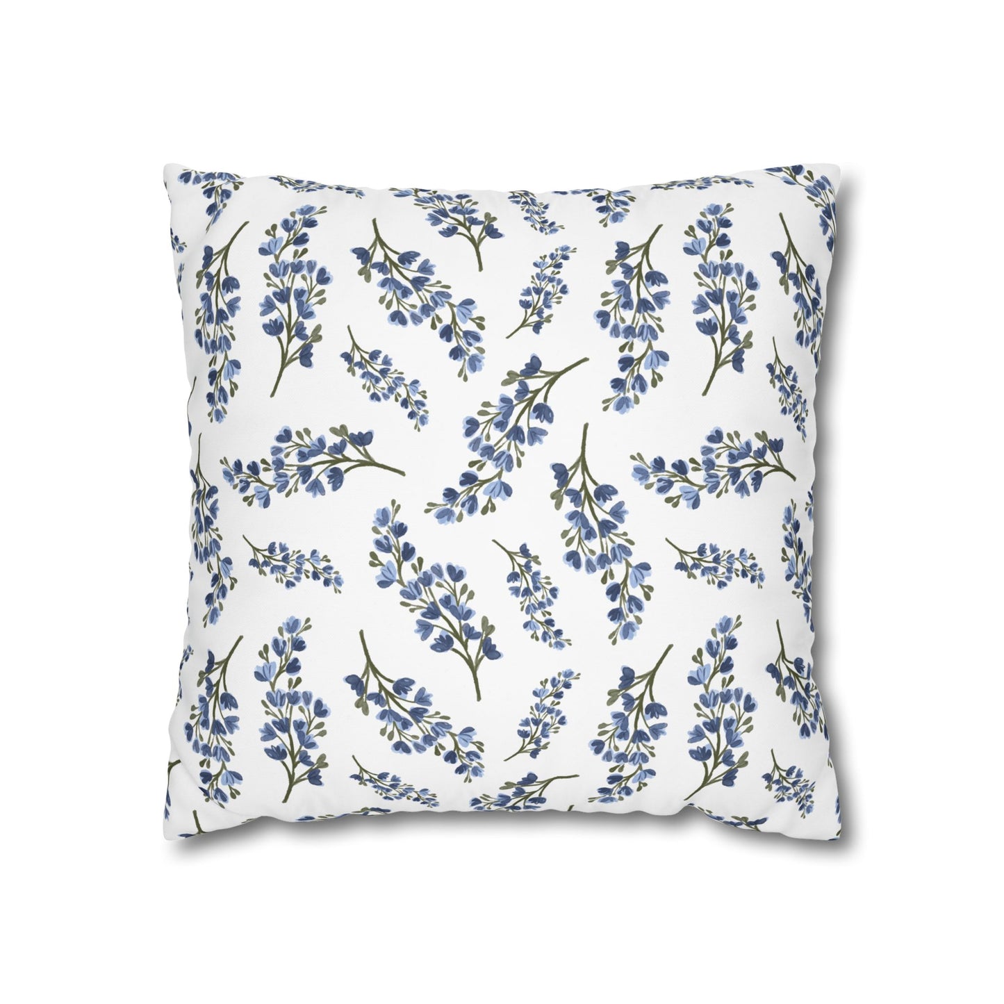 Floral Patterned Throw Pillowcase, Square Decor, Home Accent, Living Room Cushion, Gift for Homeowners, Cozy Decor