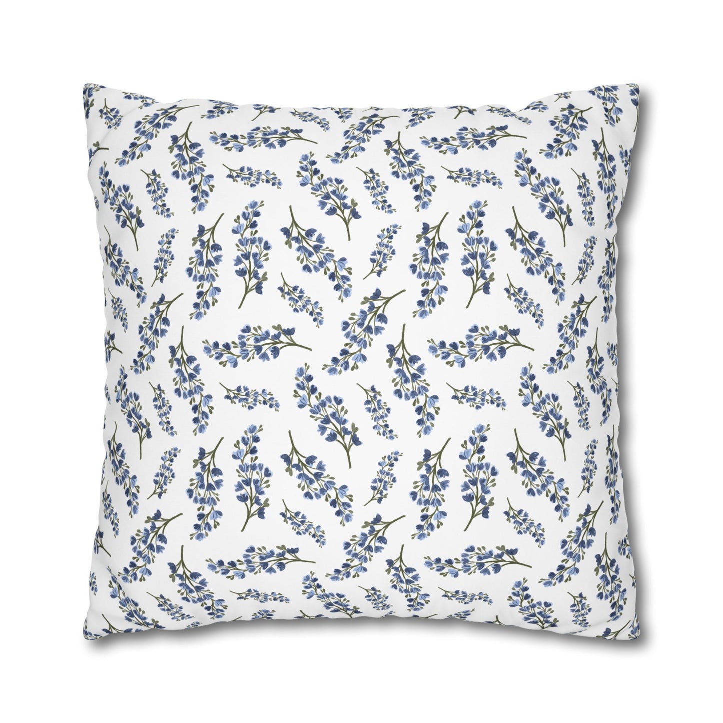 Floral Patterned Throw Pillowcase, Square Decor, Home Accent, Living Room Cushion, Gift for Homeowners, Cozy Decor