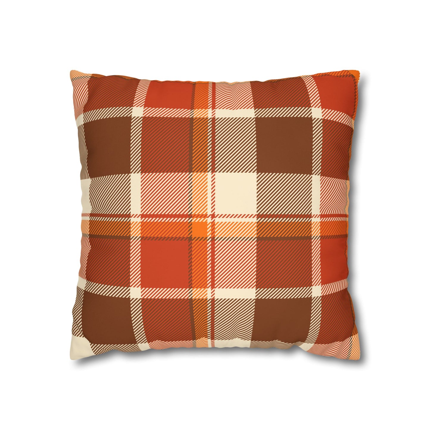 Cozy Plaid Pillowcase for Fall Decor, Home Accent, Gift for Her, Seasonal Decoration, Couch Accessory
