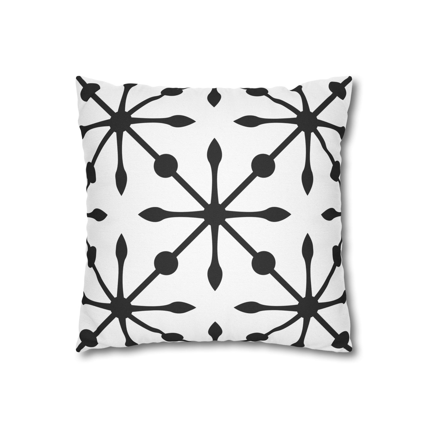 Boho Black and White Butterfly Pillowcase - Decorative Throw Pillow Cover, Home Decor, Gift for Nature Lovers, Modern Cushion, Cozy Vibe
