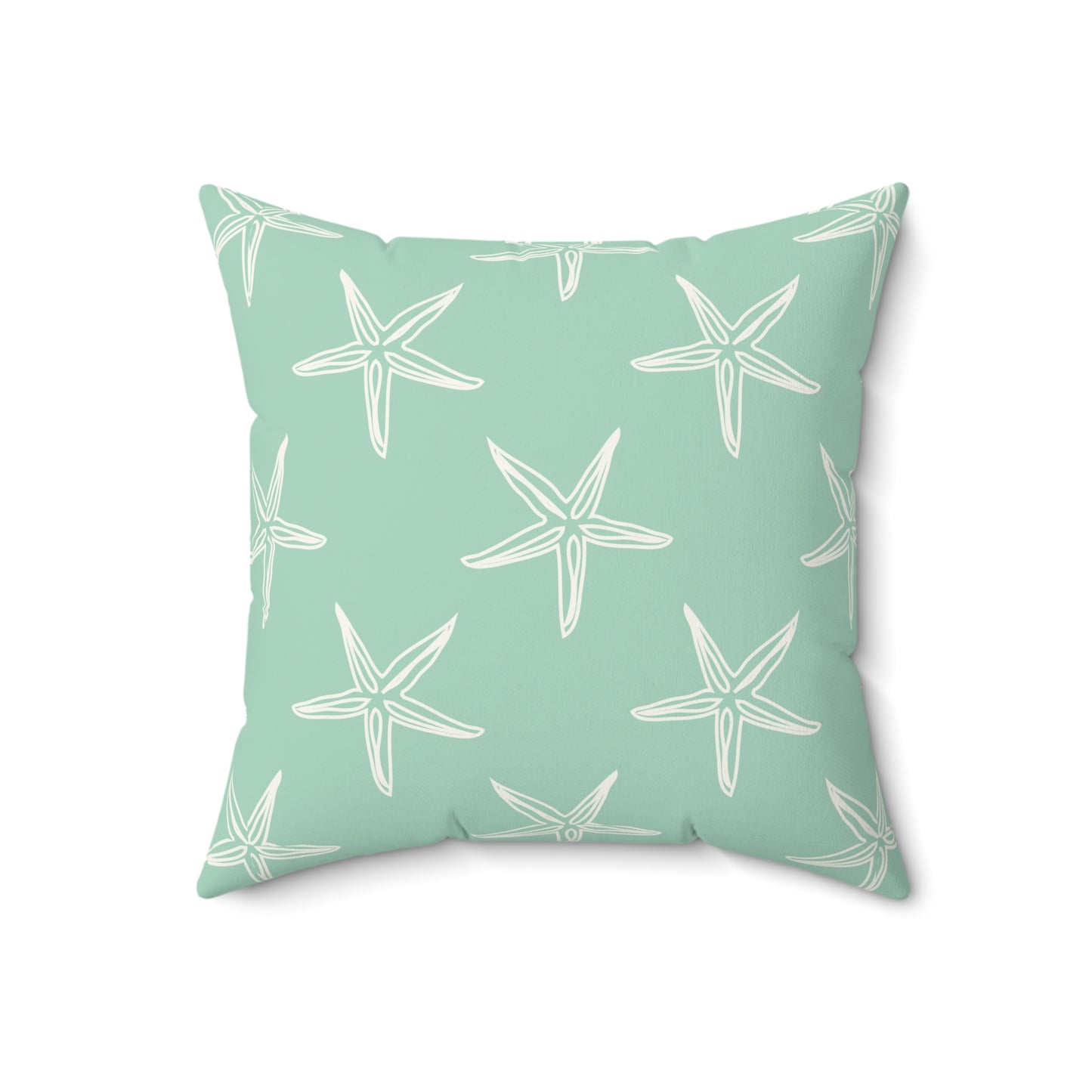 Coastal Starfish Throw Pillow – Beach-Inspired Home Decor