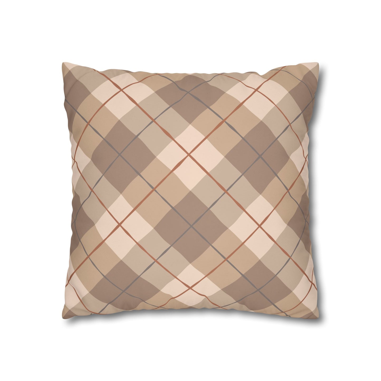 Horse-Themed Square Poly Canvas Pillowcase, Rustic Farmhouse Decor, Gift for Horse Lovers, Equestrian Home Accent, Cozy Throw Pillow