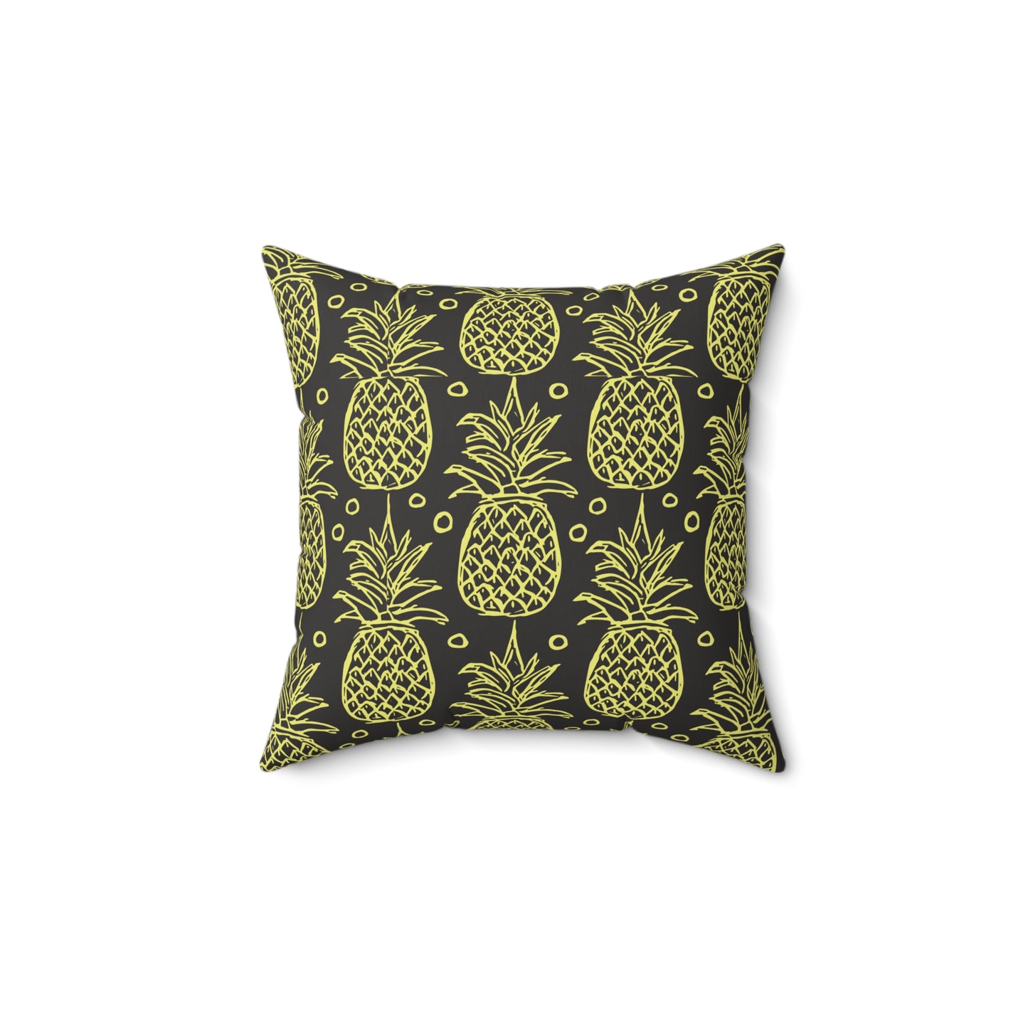 Pineapple Pattern Decorative Pillow - Tropical Home Accent