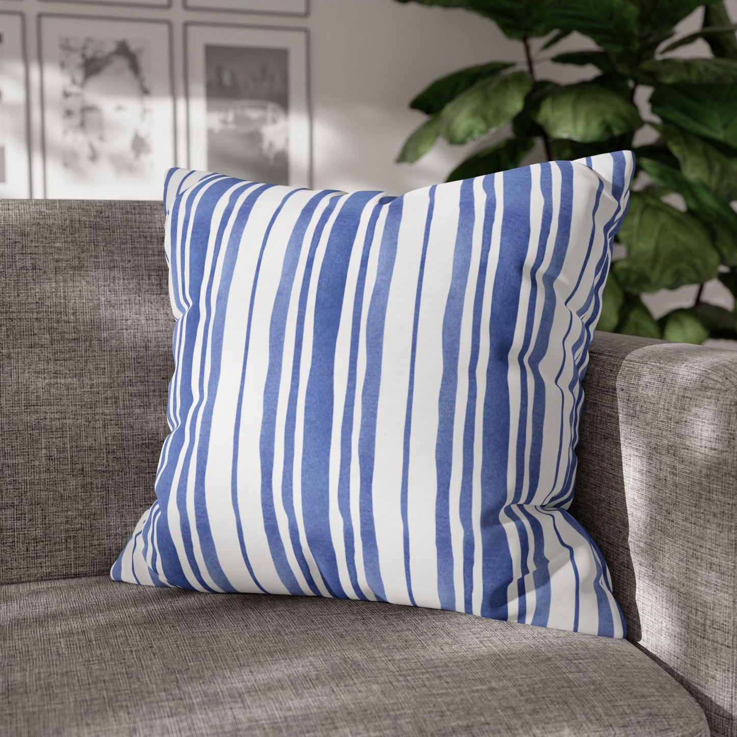 Stylish Striped Throw Pillowcase | Cozy Home Decor, Decorative Toss Pillow, Couch Cushion, Modern Accent Pillow, Gift for Home