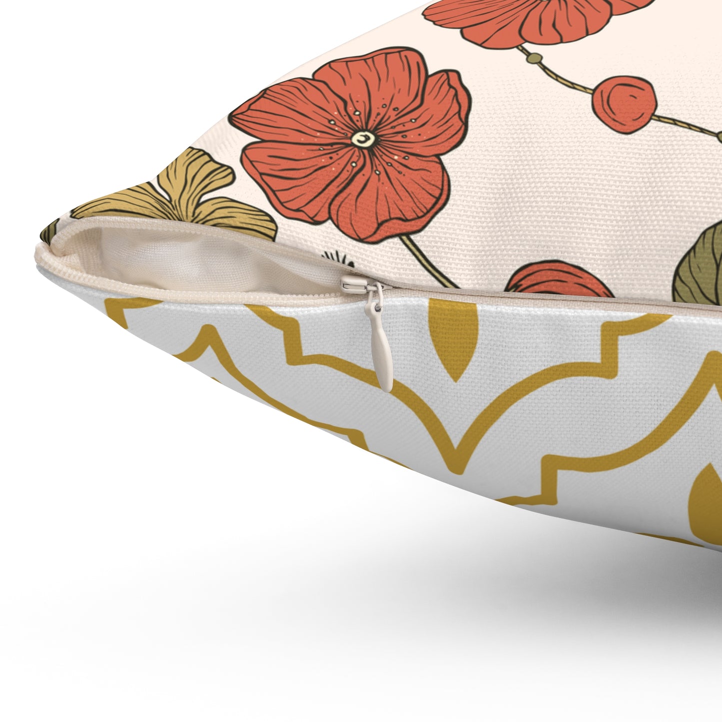 Flying Sparrow with twins Nature-Inspired Decorative Pillow with Floral Design, Home Decor, Gift for Bird Lovers, Cozy Throw Pillow, Boho Accent Cushion