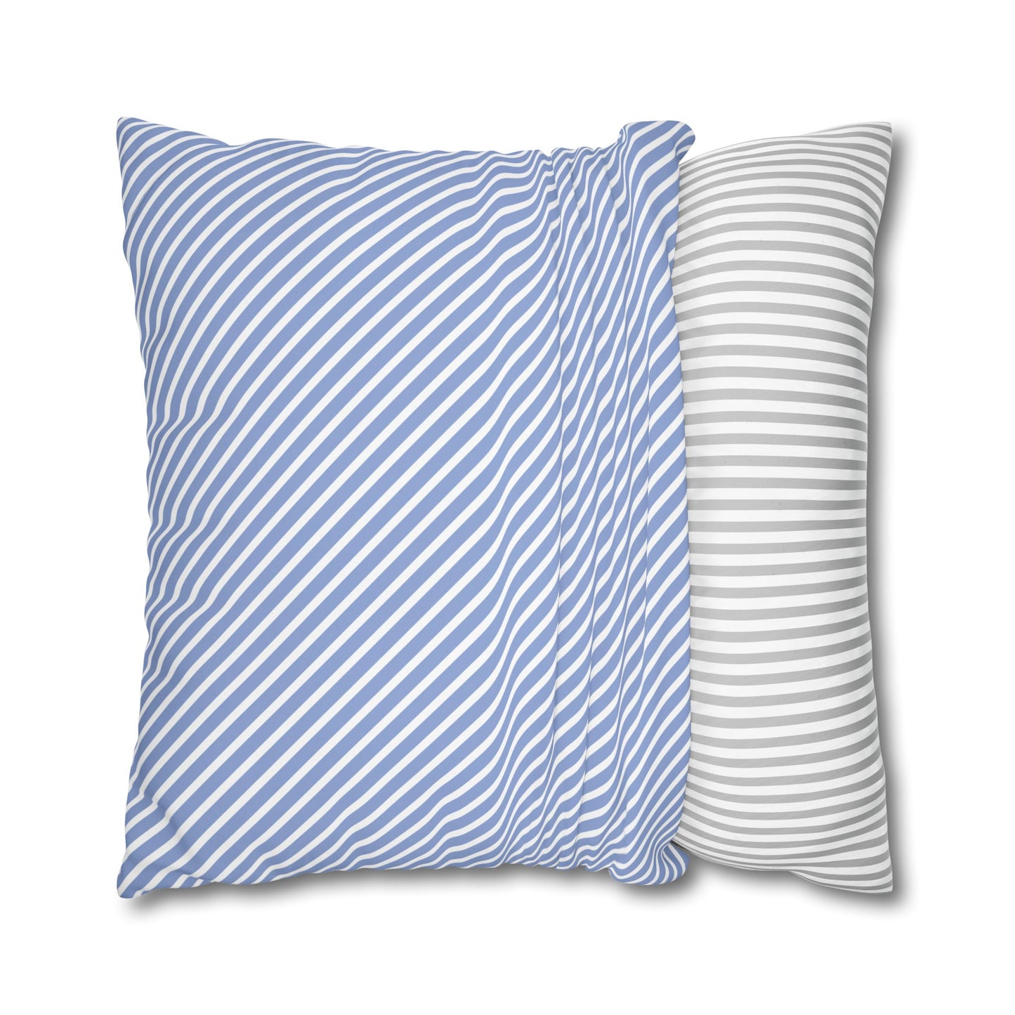 Blue Stripe Decorative Pillowcase, Cozy Throw Cushion Cover for Living Room, Home Decor, Gift for Housewarming, Birthday