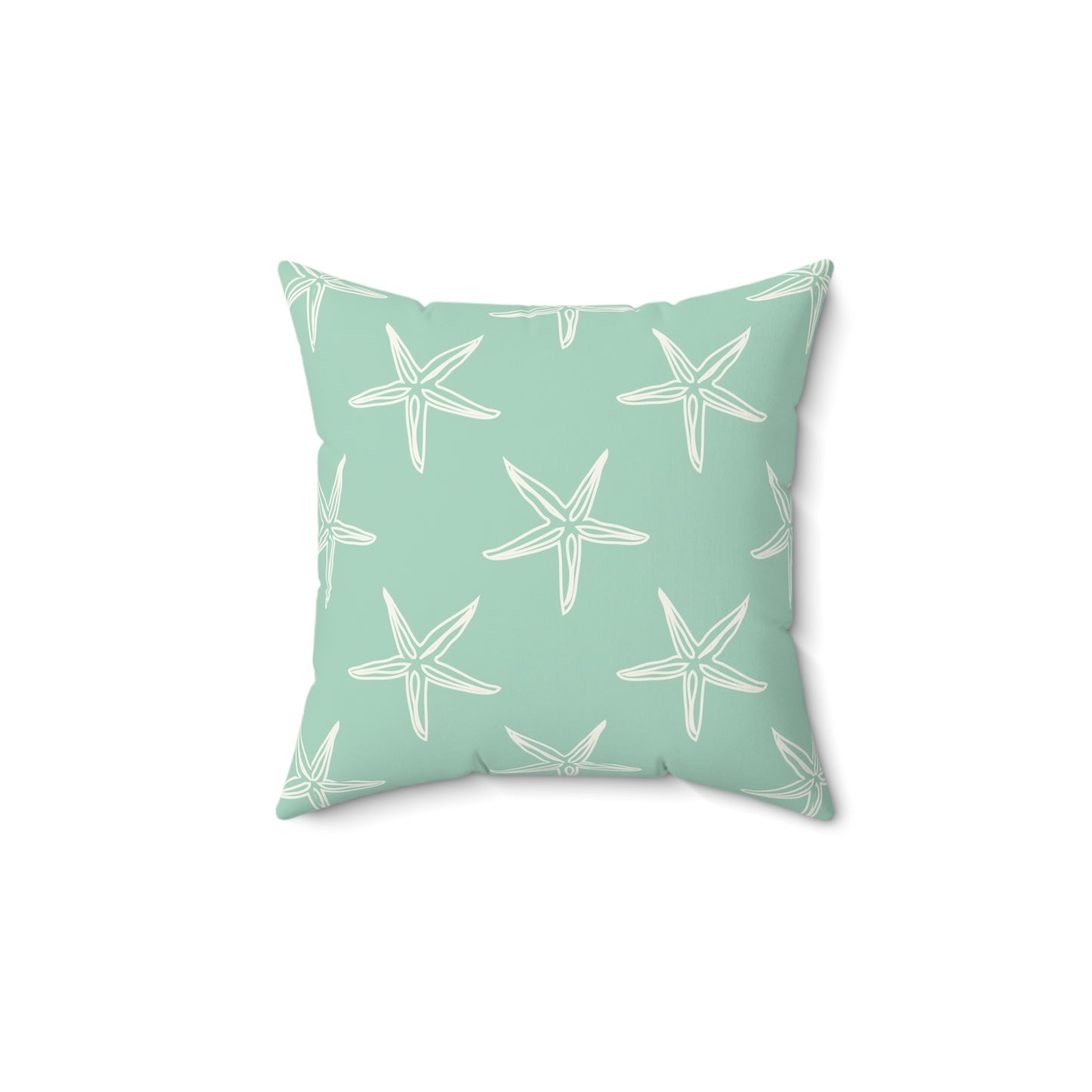 Coastal Starfish Throw Pillow – Beach-Inspired Home Decor