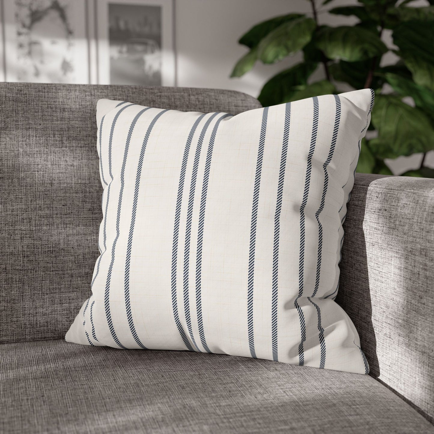 Modern Striped Throw Pillowcase, Cozy Home Decor, Elegant Couch Cushion, Boho Style Accent Pillow, Chic Living Room Accessory