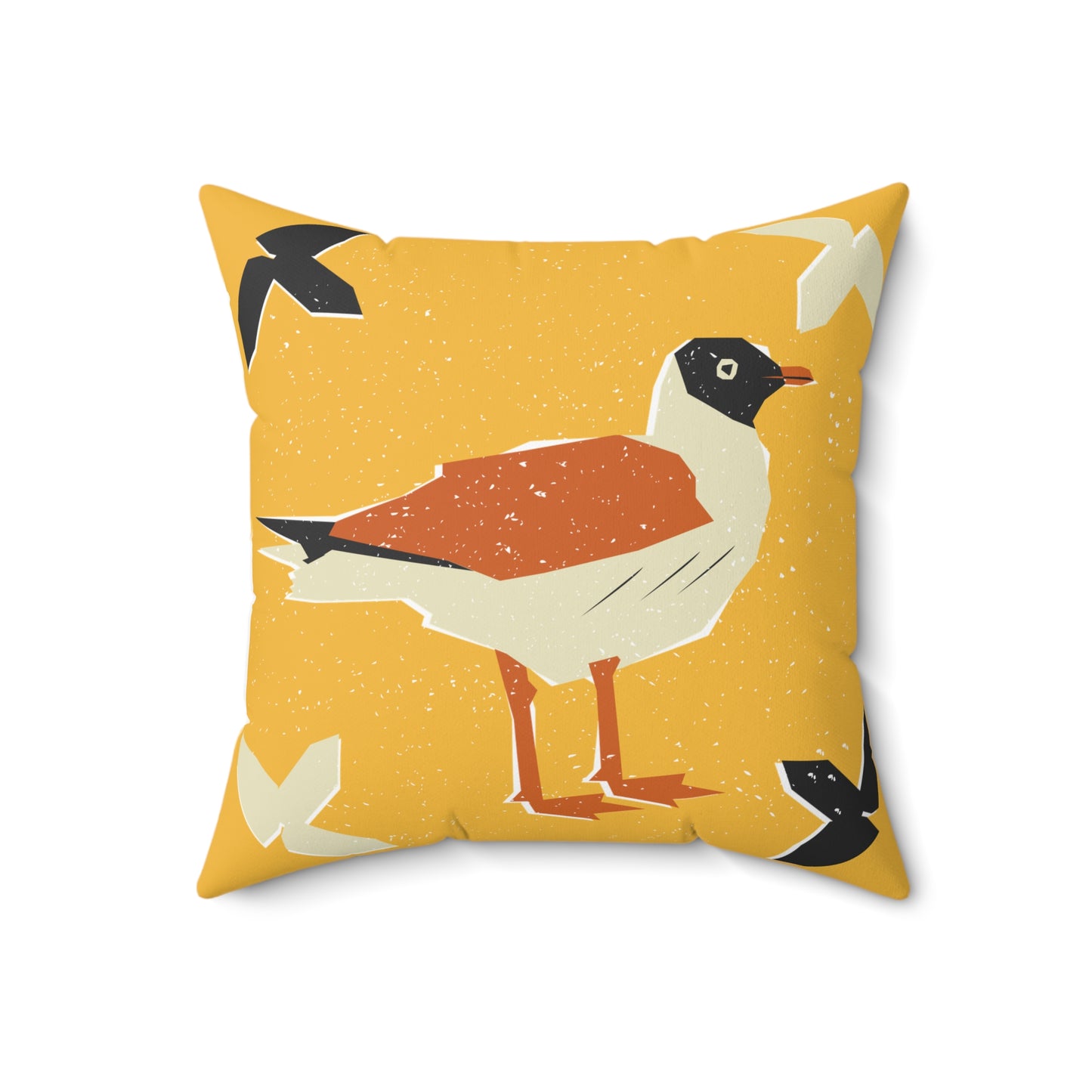 Bohemian Tribal Seagull Design Vibrant Decorative Pillow, Home Decor, Gift, Cozy Accent Pillow, Room Makeover, Holiday Gift