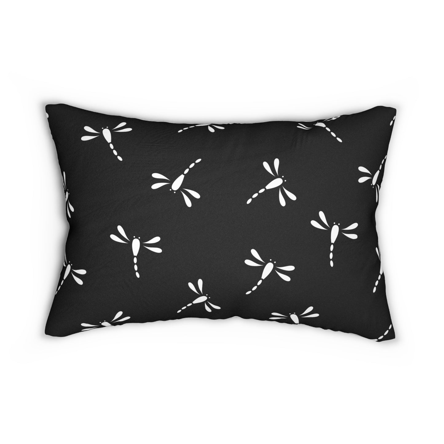 Dragonfly Love Lumbar Pillow | Boho Home Decor, Gift for Nature Lovers, Cozy Throw Cushion, Sofas & Beds, Modern Farmhouse Style