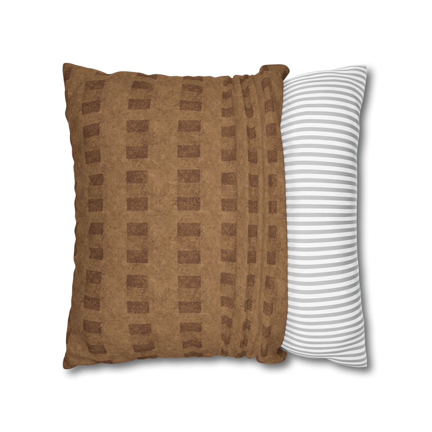 Nature-Inspired Dragonfly and Friends in Earthy Colors Decorative Pillowcase
