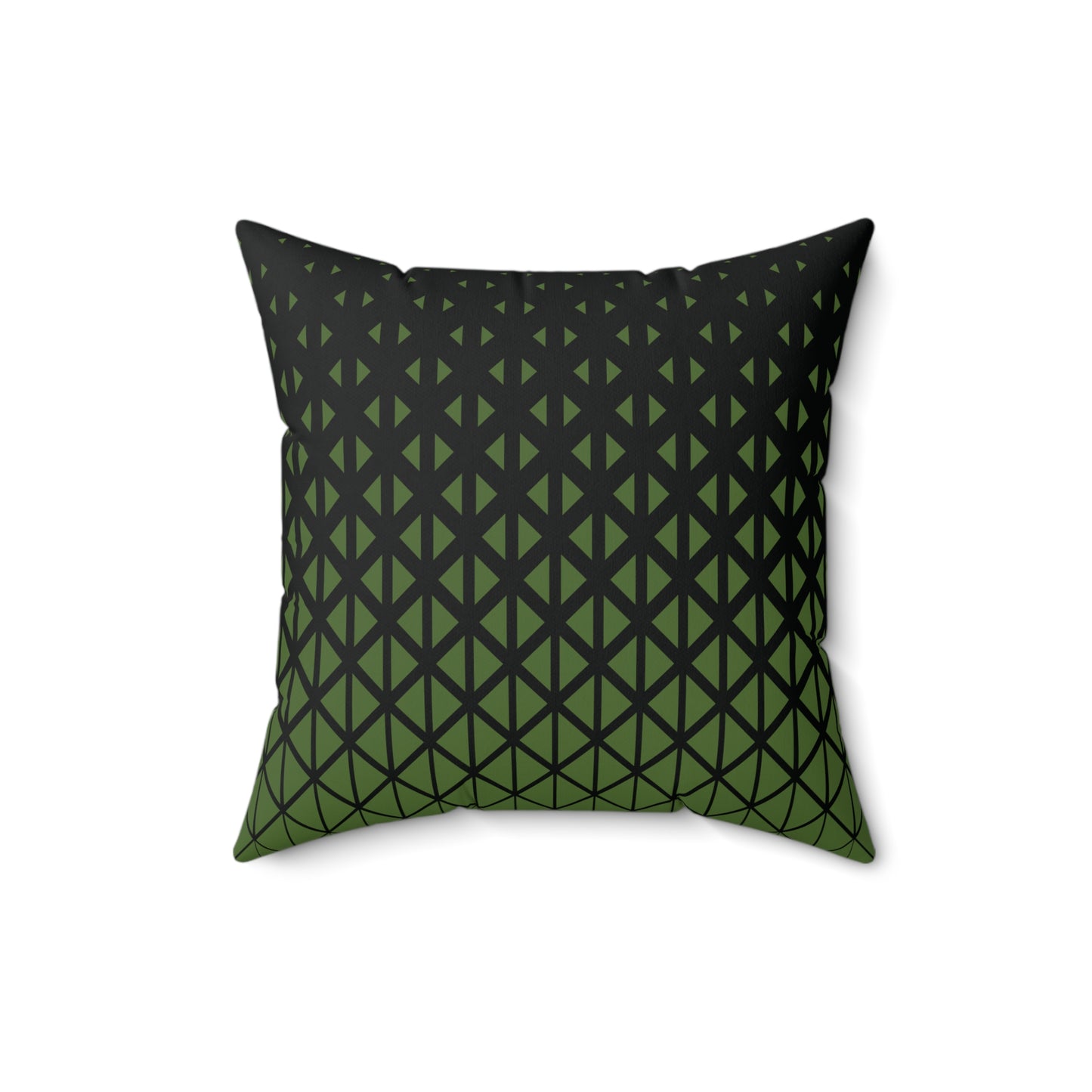 Venus Slipper Orchid Botanical & Geometric Square Accent Throw Pillow | Decorative Cushion, Home Decor, Gift Idea, Nature Theme, Modern Design