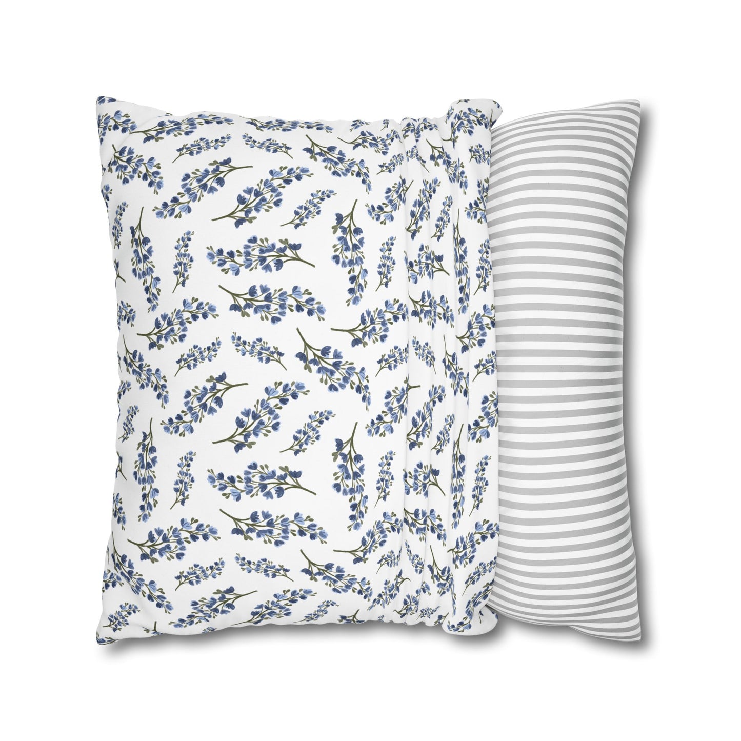 Floral Patterned Throw Pillowcase, Square Decor, Home Accent, Living Room Cushion, Gift for Homeowners, Cozy Decor