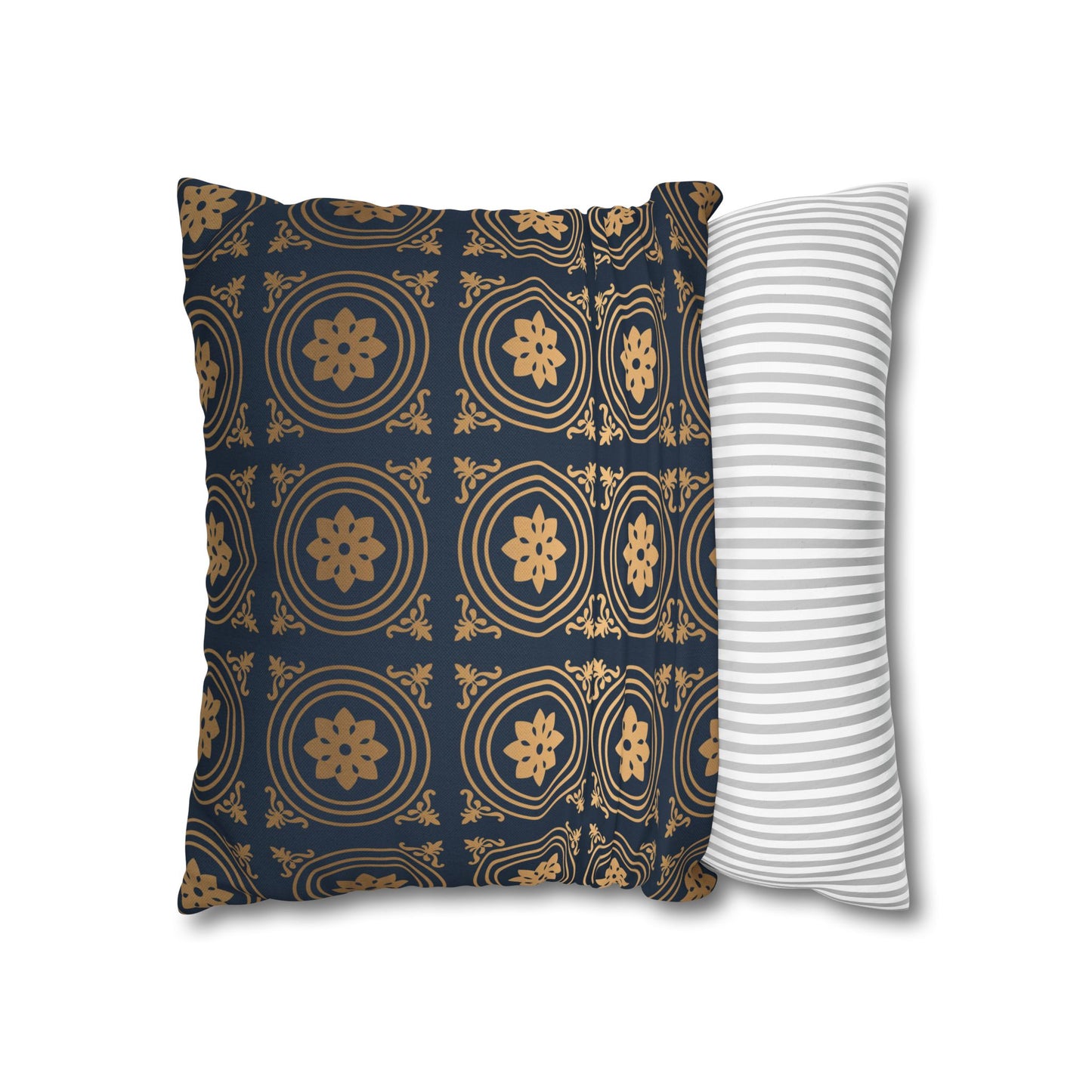 Elegant Black and Gold Blue Touched Dragonfly Pillowcase, Home Decor, Gift for Nature Lovers, Decorative Cushion Cover, Insect Art for Bedrooms