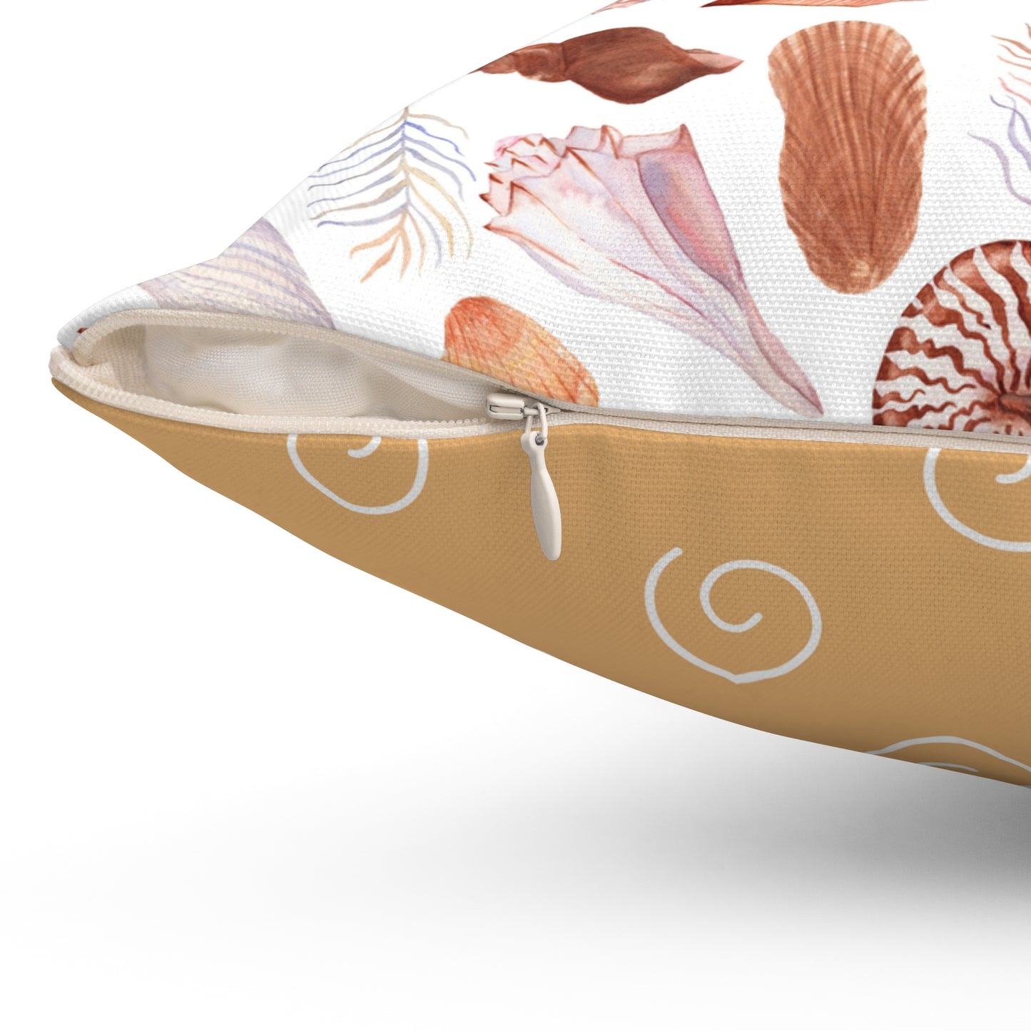 Cozy Coastal Vibes Square Pillow - Perfect Nautical Home Decor