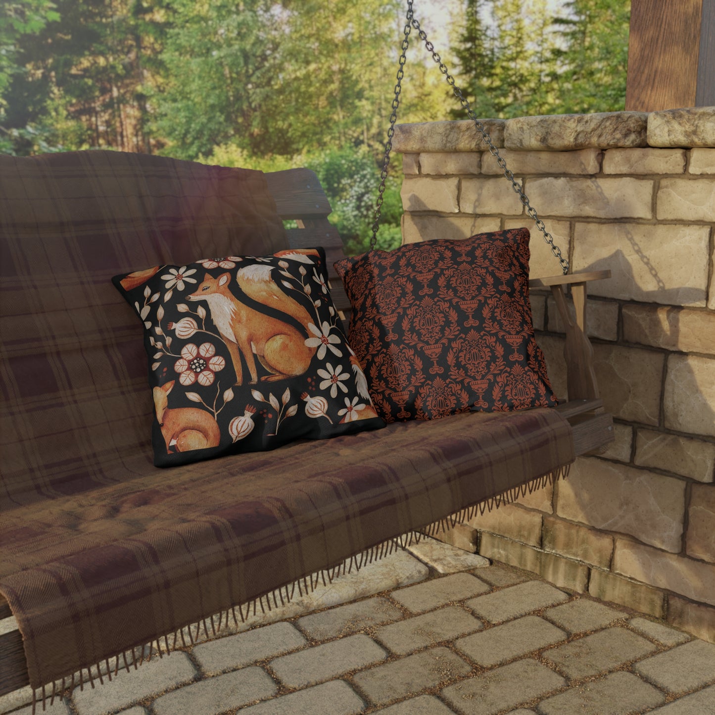 Outdoor Pillow - Clever Fox Design