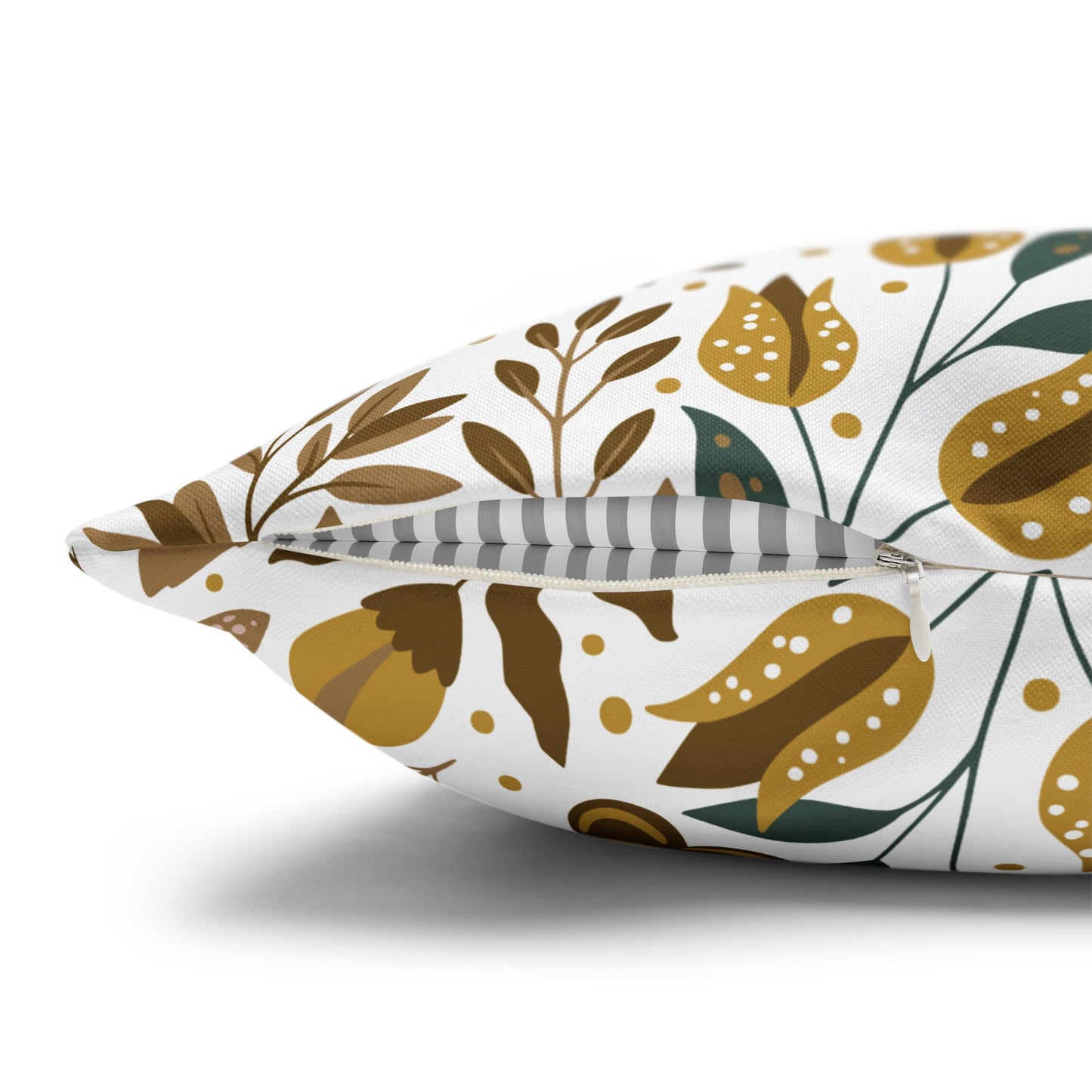 Boho Floral Pillowcase, Decorative Cushion Cover, Home Decor, Gift for Her, Cozy Living Room Accent, Nature Inspired Design