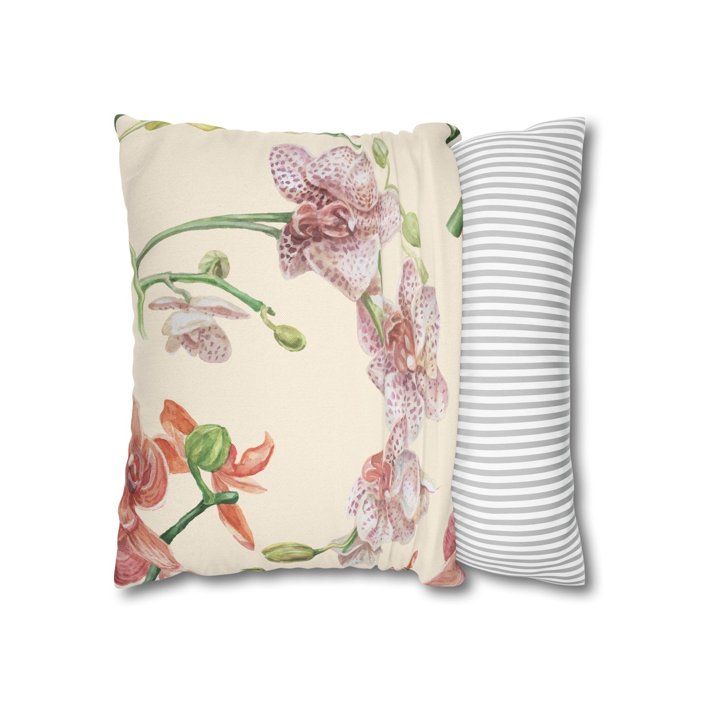 Floral Elegance Pillowcase - Botanical Decor, Home Accent, Gift, Aesthetic Room, Living Room Decor