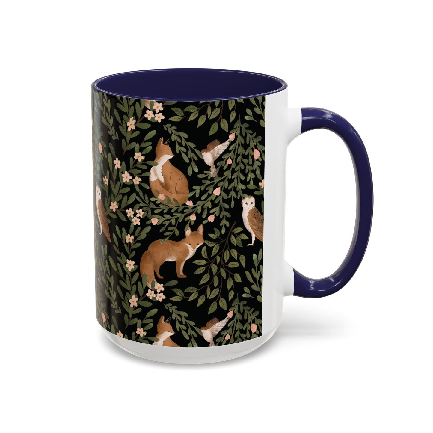 Mug - Little Fox and Owl Woodland Scene Coffee Cup