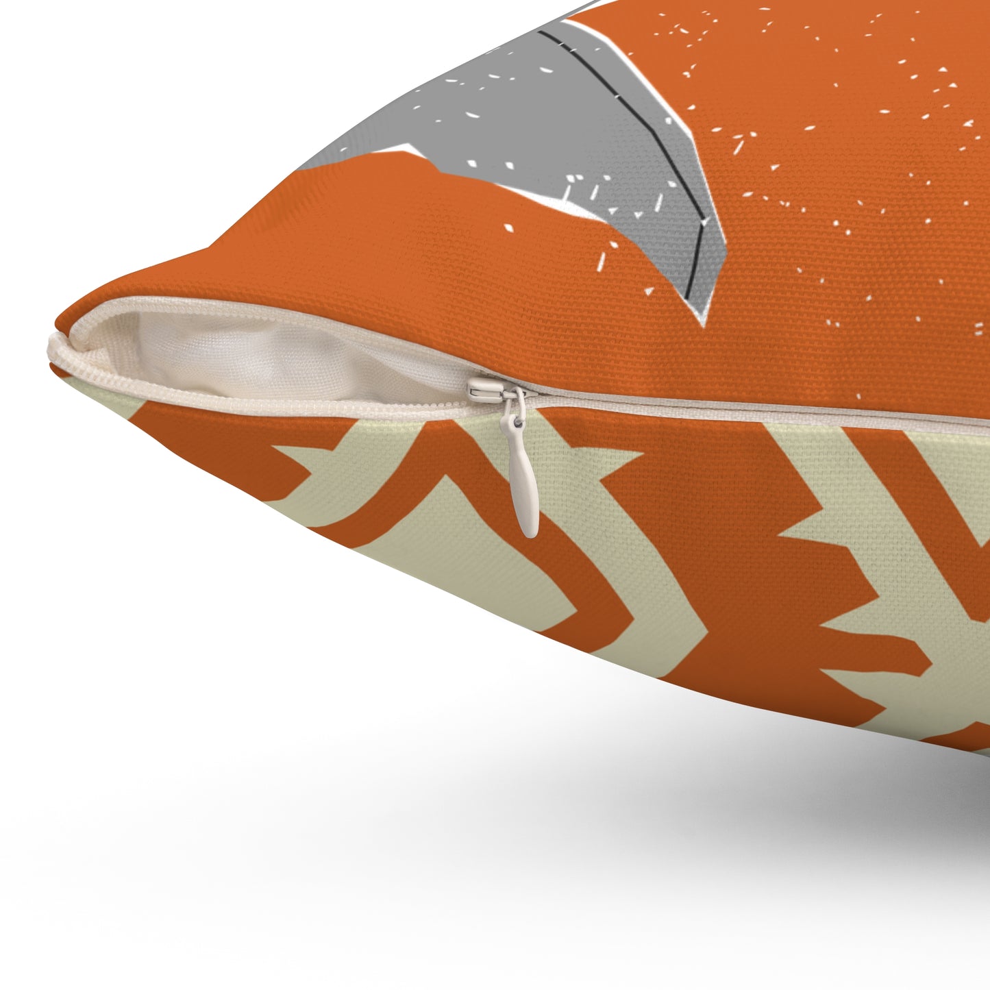 Mary Lillian Sunset Dolphin Throw Pillow – Retro Coastal Bloom