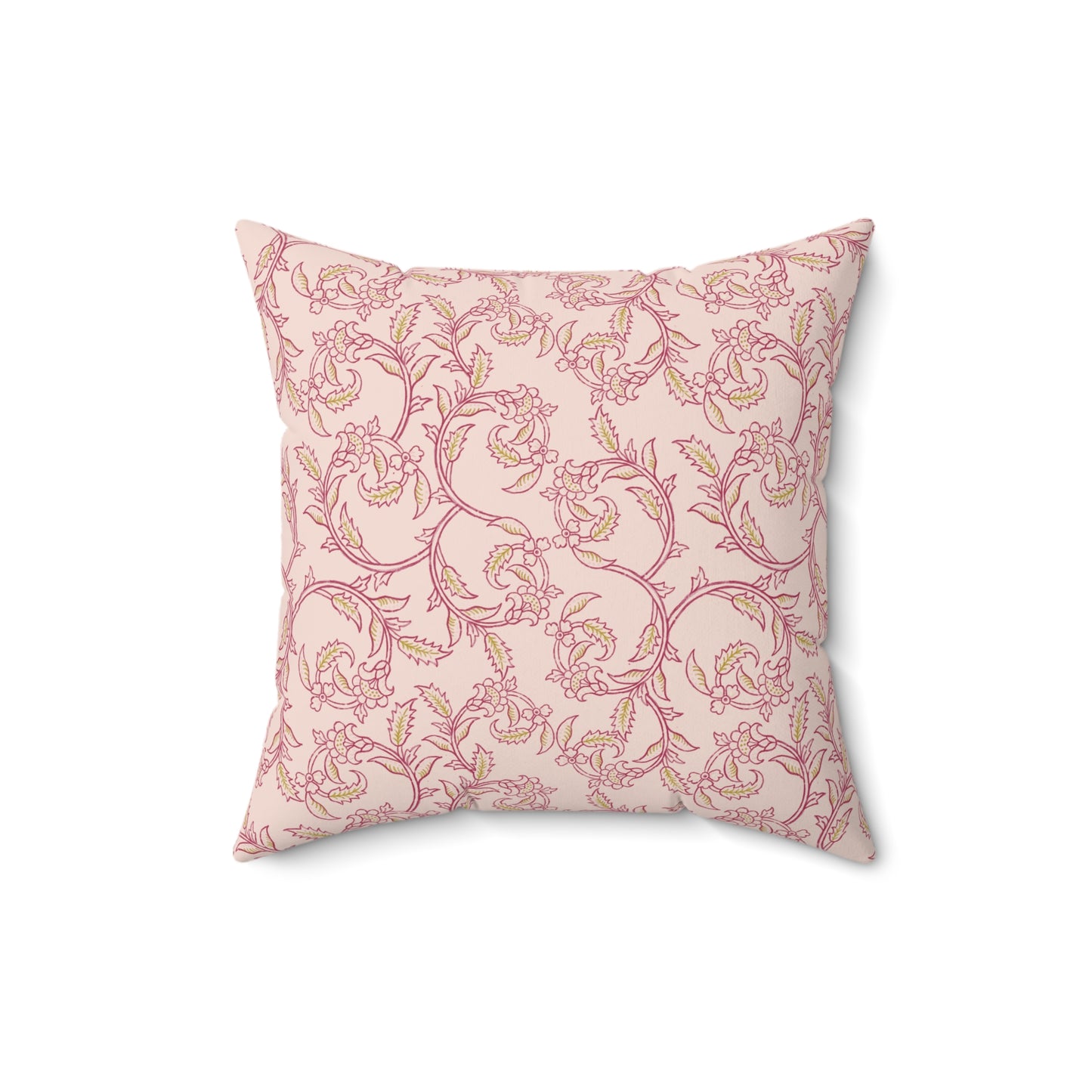 Refined Beauty Floral Orchid Square Accent Throw Pillow