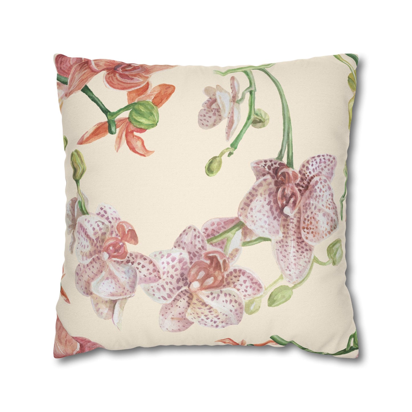 Floral Elegance Pillowcase - Botanical Decor, Home Accent, Gift, Aesthetic Room, Living Room Decor