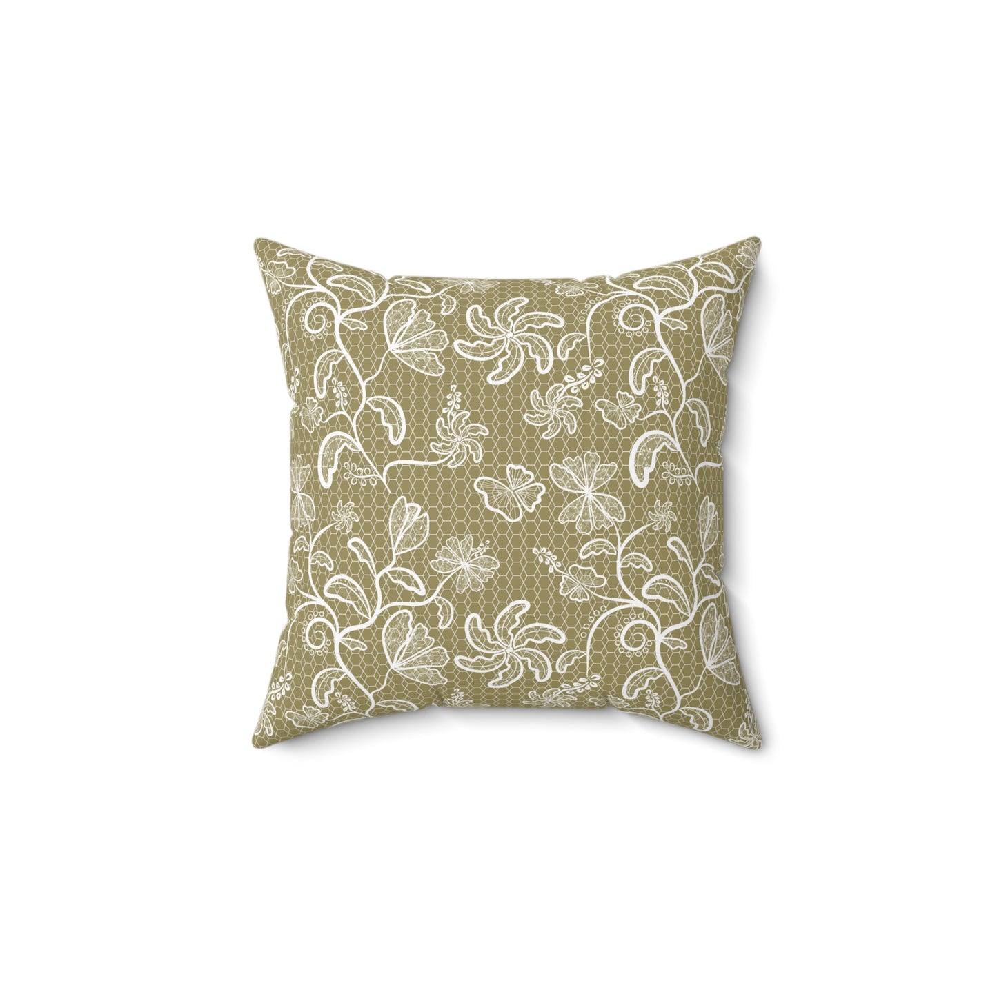 Throw Pillow Flying Sparrow with Nesting Twins Boho Floral Square Pillow, Cozy Home Decor, Gift for Friends, Couch Cushion, Nature-Inspired Accent, Living Room Comfort