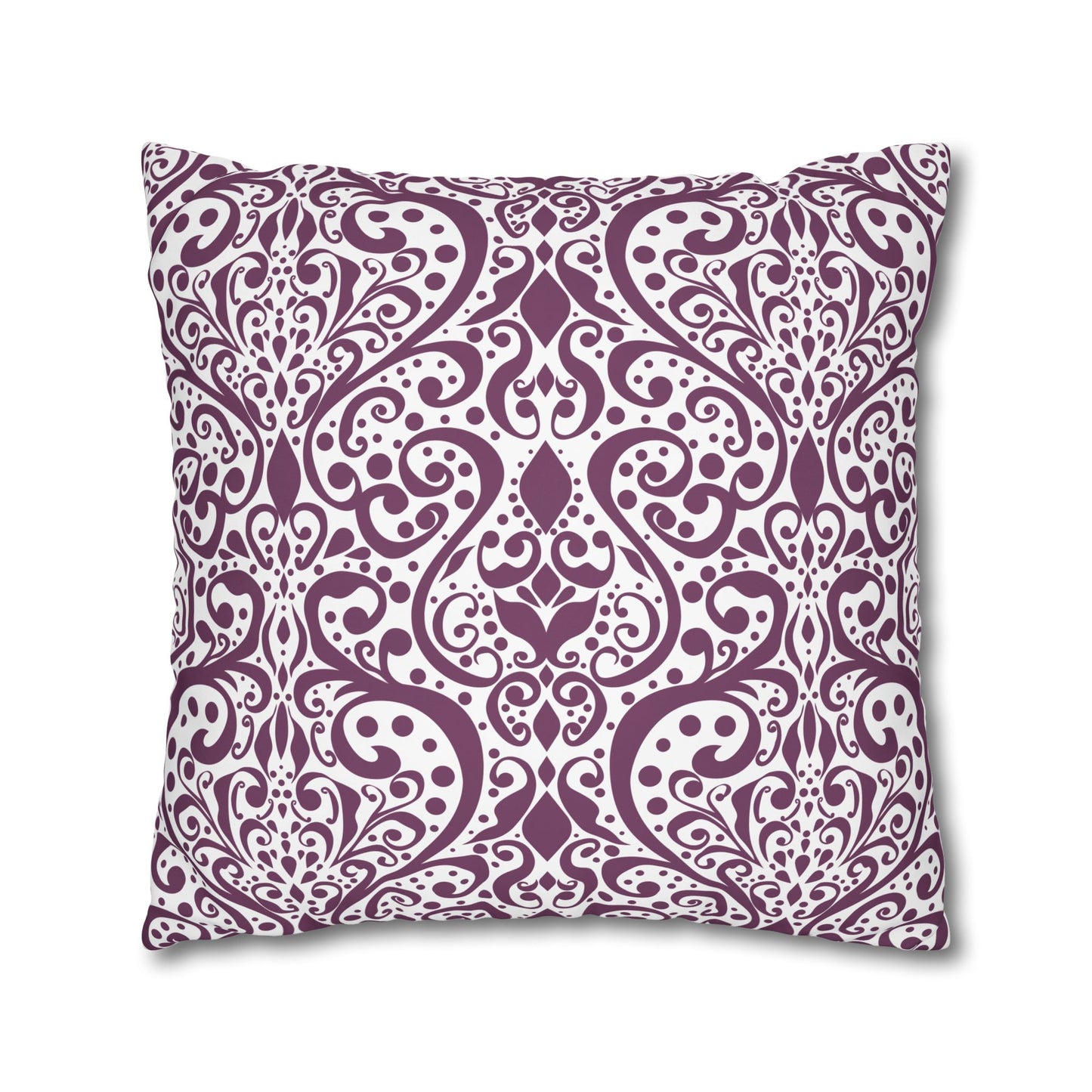 Floral Poly Canvas Pillowcase, Home Decor, Throw Pillow, Wedding Gift, Bedroom Accents, Floral Design Pillow