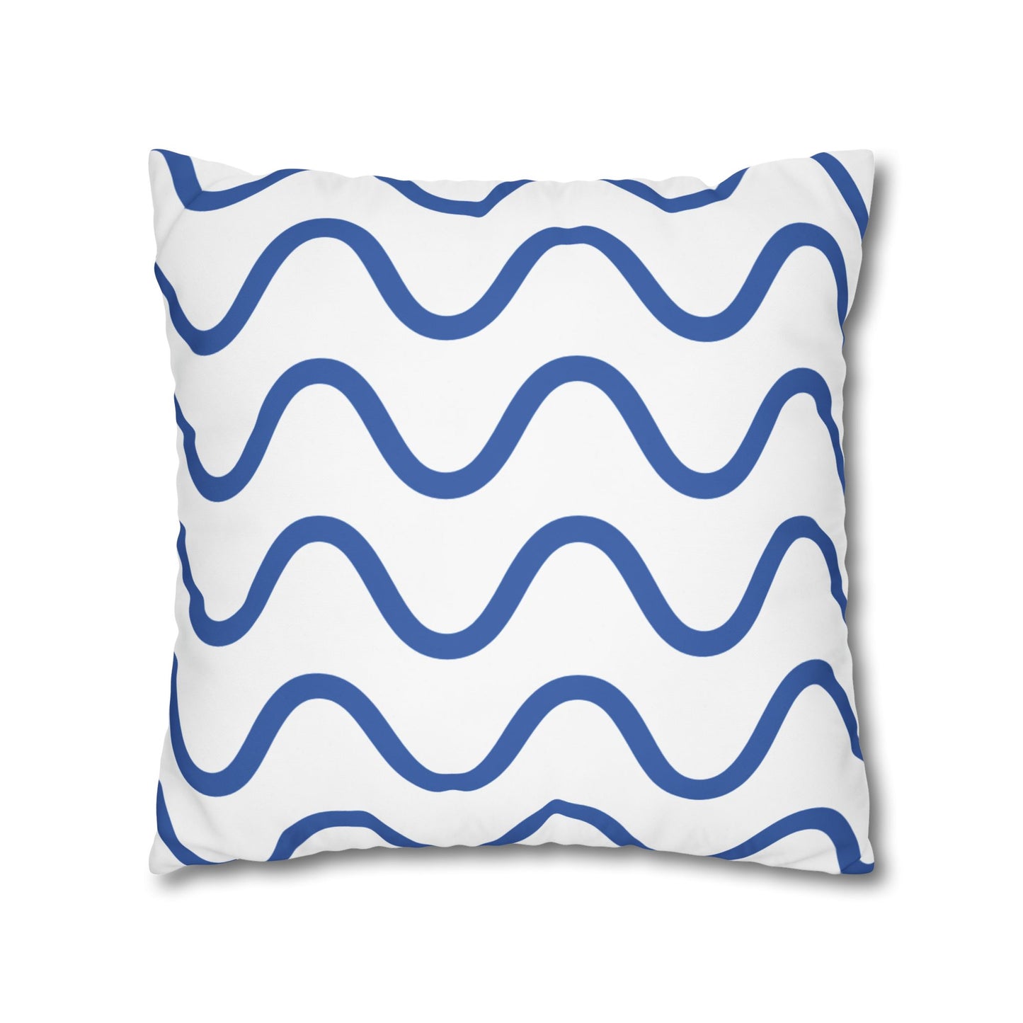 Wave Pattern Decorative Pillowcase | Coastal Vibe, Home Decor, Throw Pillow Cover, Room Accent, Gift for Ocean Lovers