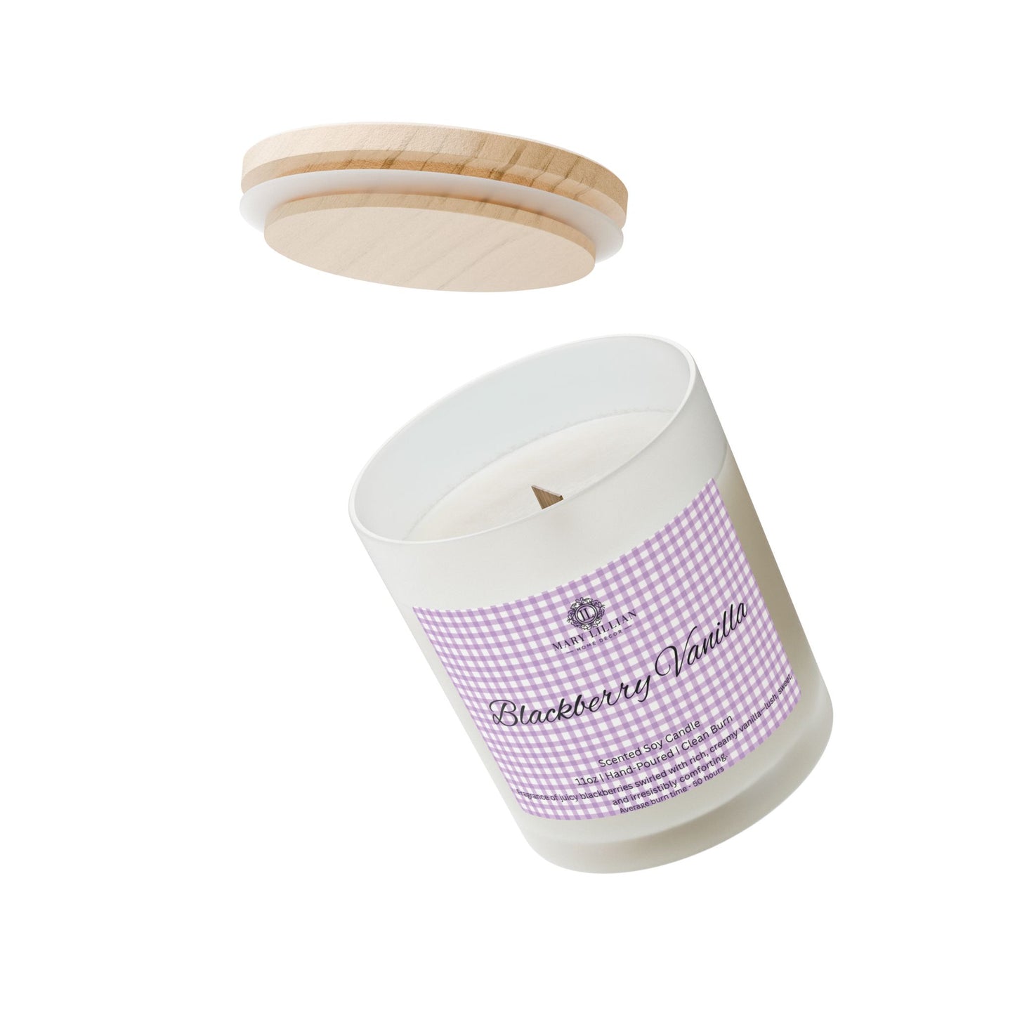 Candle, Blackberry Vanilla Scent, 11oz