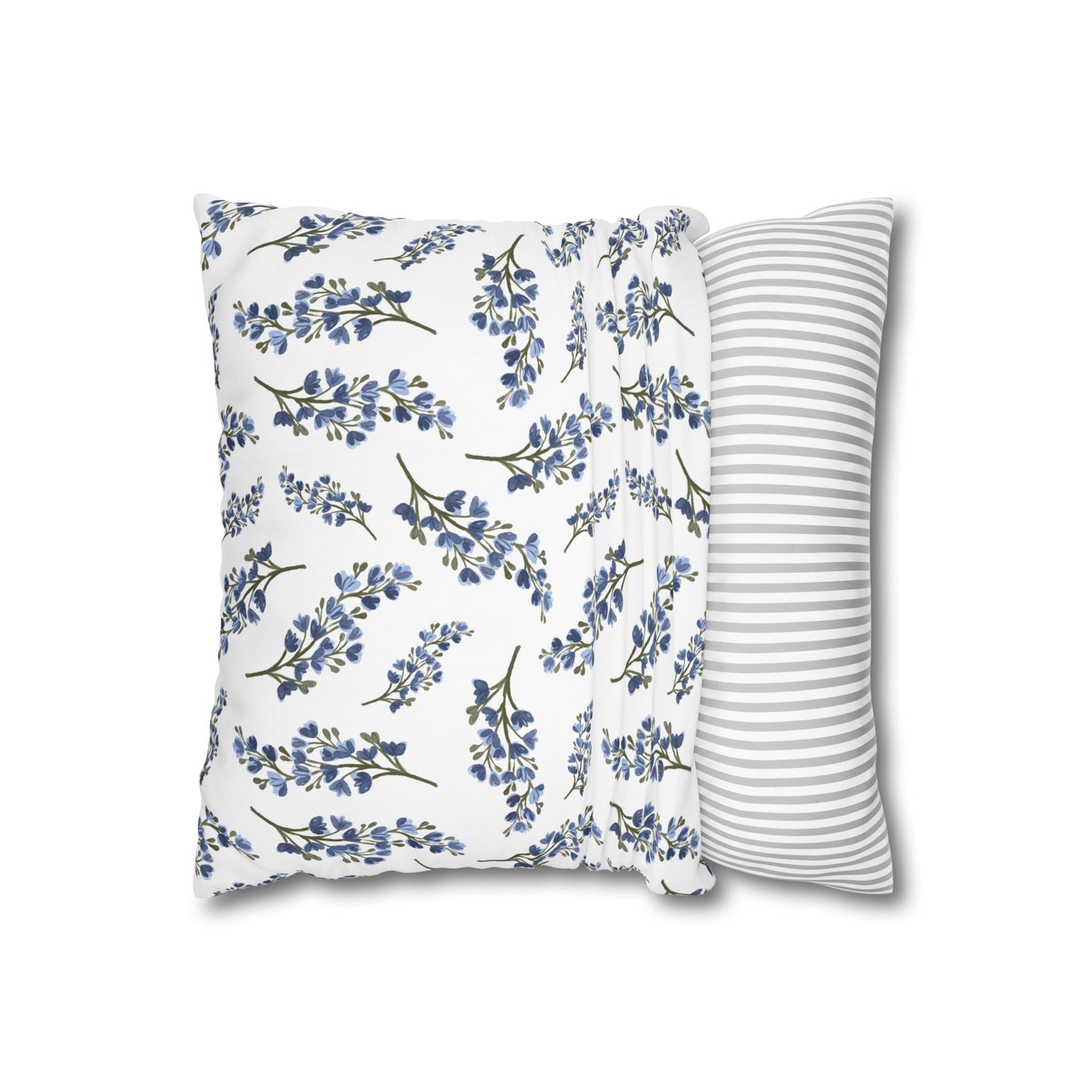 Floral Patterned Throw Pillowcase, Square Decor, Home Accent, Living Room Cushion, Gift for Homeowners, Cozy Decor