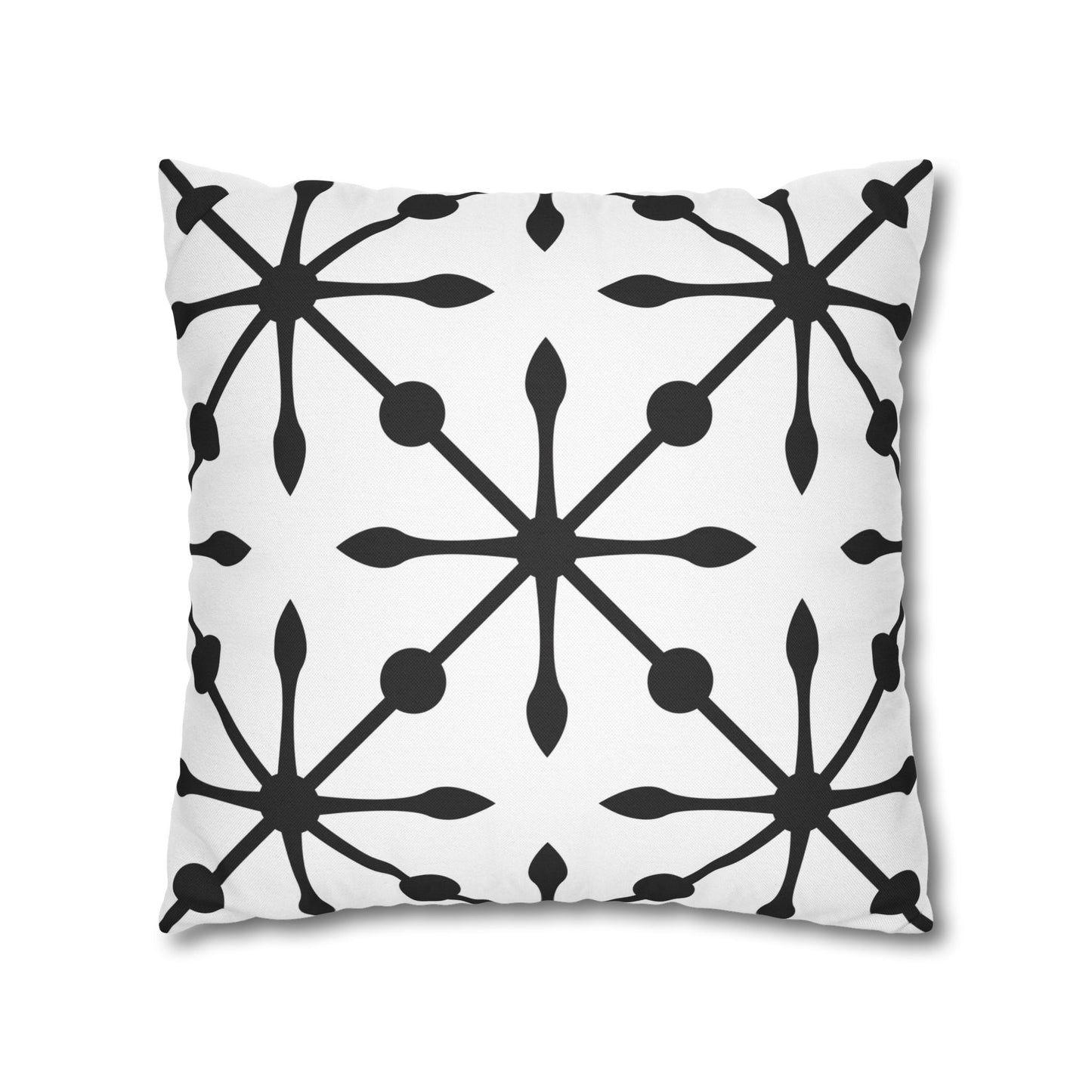 Boho Black and White Butterfly Pillowcase - Decorative Throw Pillow Cover, Home Decor, Gift for Nature Lovers, Modern Cushion, Cozy Vibe