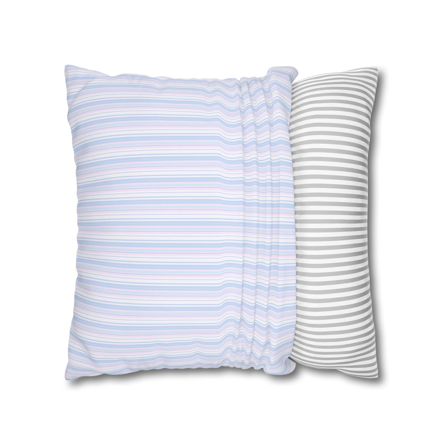 Pastel Striped Throw Pillowcase, Cozy Home Decor, Modern Cushion Cover, Stylish Living Room Accent, Birthday Gift, Soft Furniture Accessory