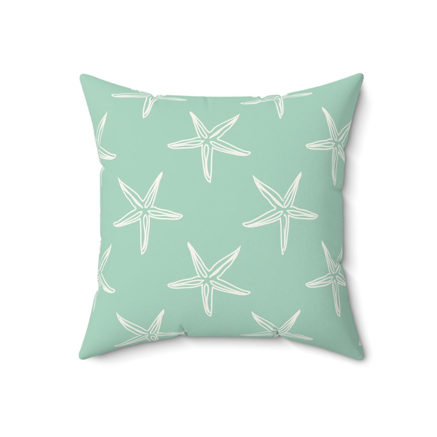 Coastal Starfish Throw Pillow – Beach-Inspired Home Decor