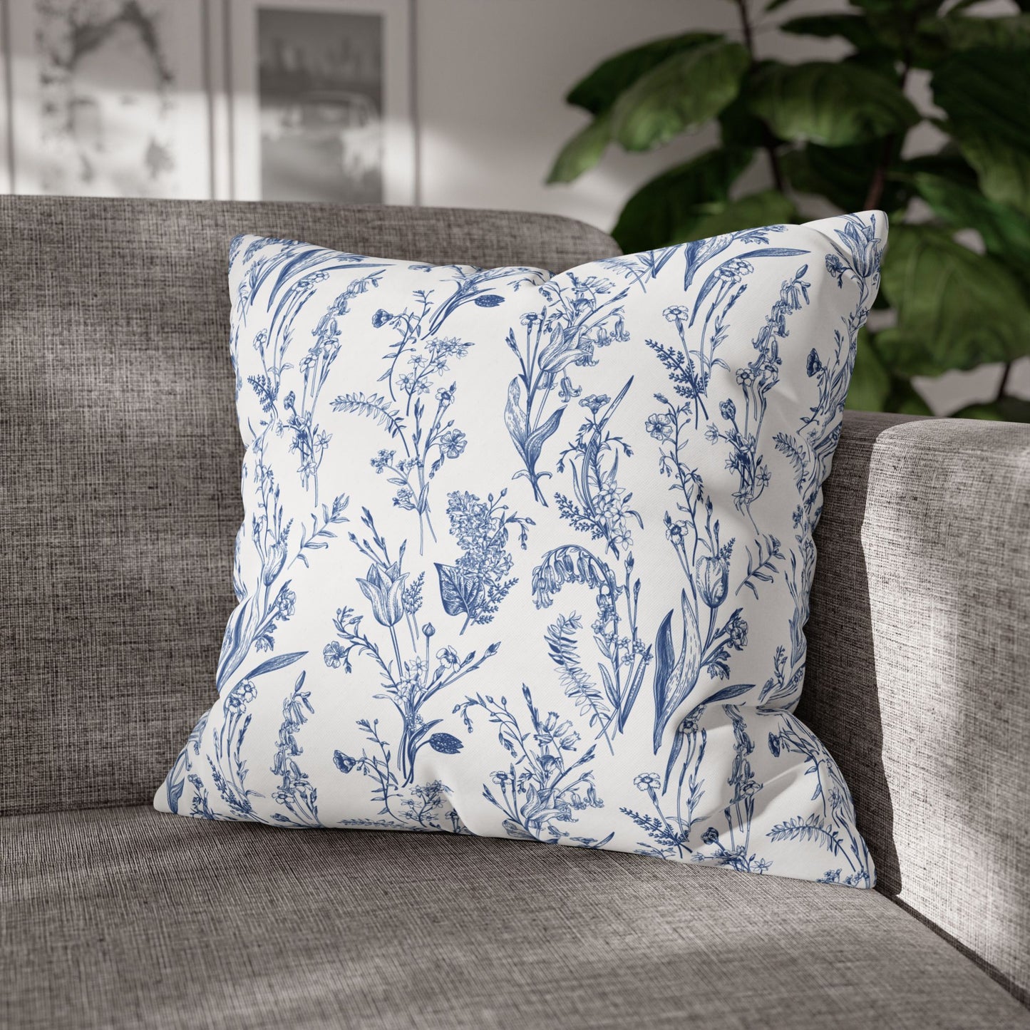 Floral Decorative Pillowcase