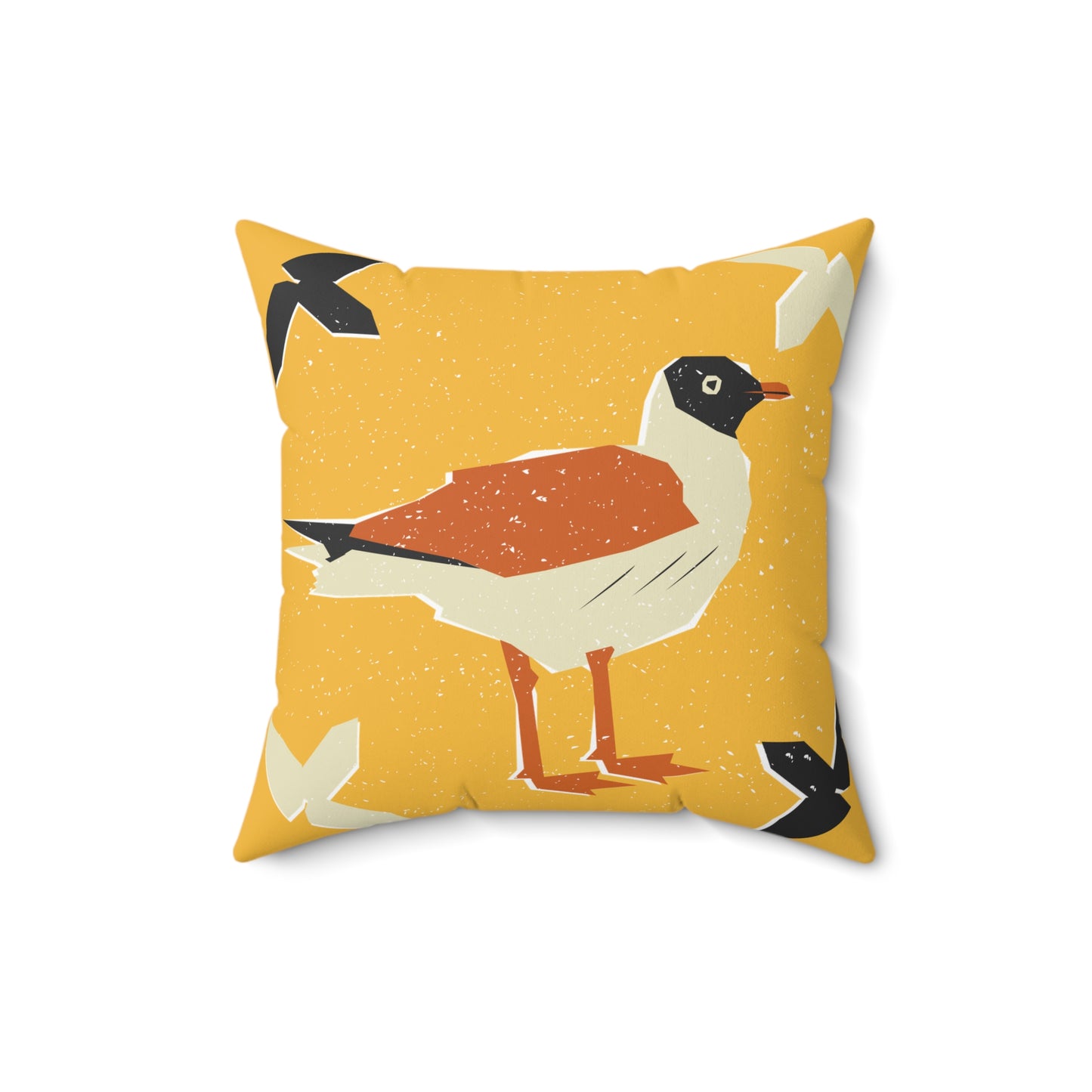 Bohemian Tribal Seagull Design Vibrant Decorative Pillow, Home Decor, Gift, Cozy Accent Pillow, Room Makeover, Holiday Gift