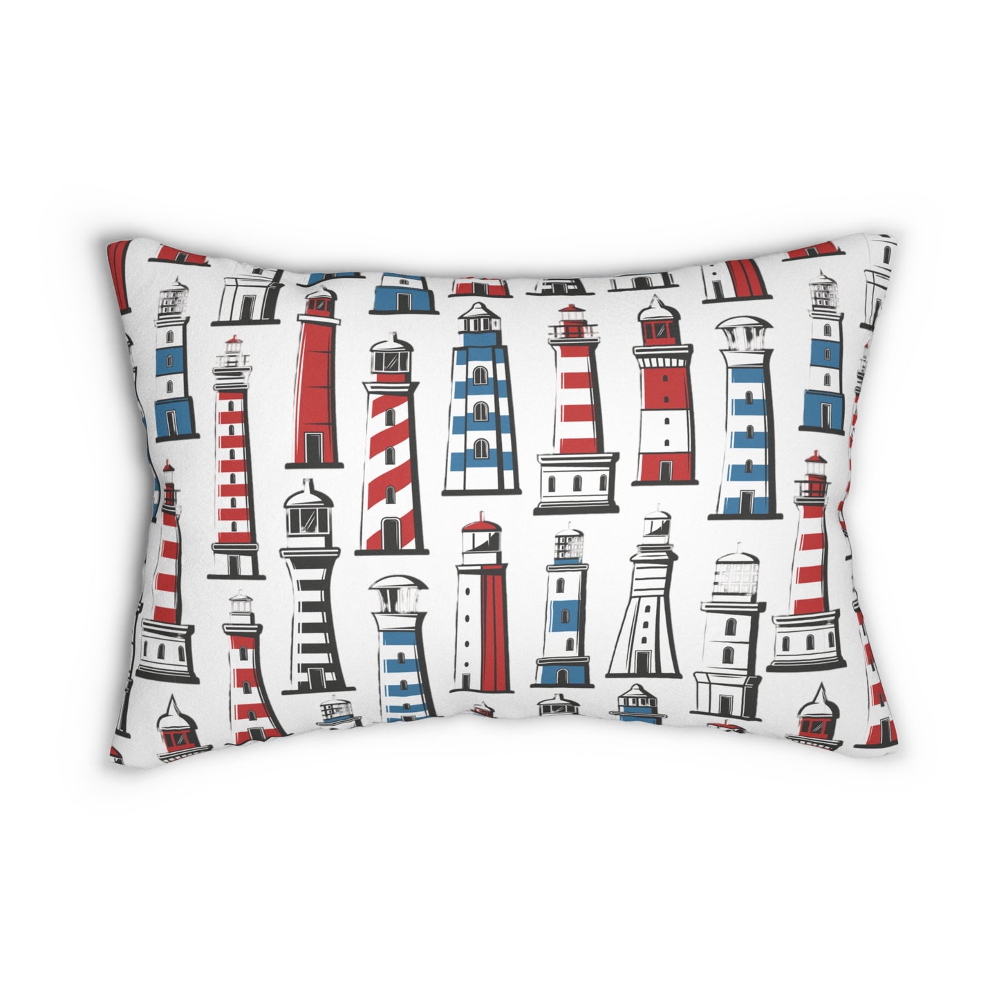 Spun Polyester Lumbar Pillow