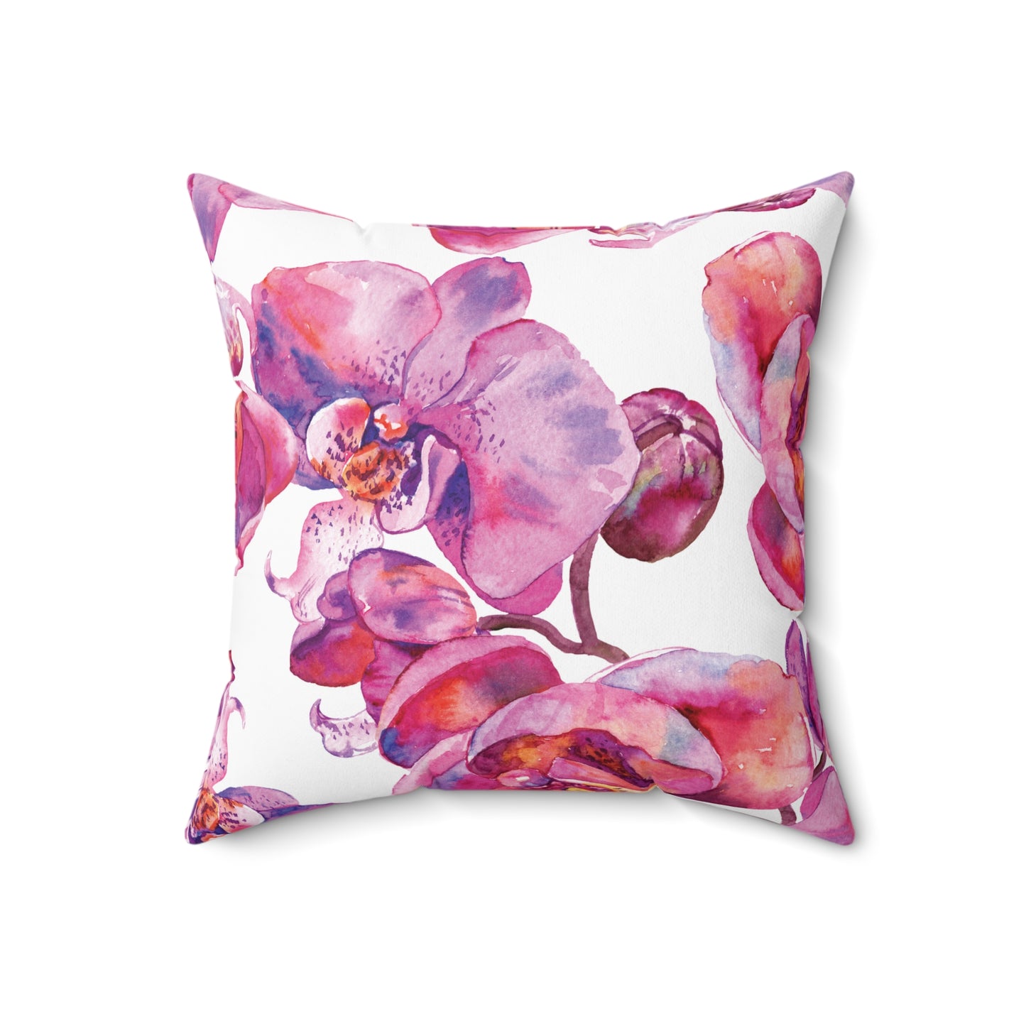 Vibrant Floral Throw Pillow, Decorative Cushion for Living Room, Gift for Mother's Day, Home Decor, Cozy Accent