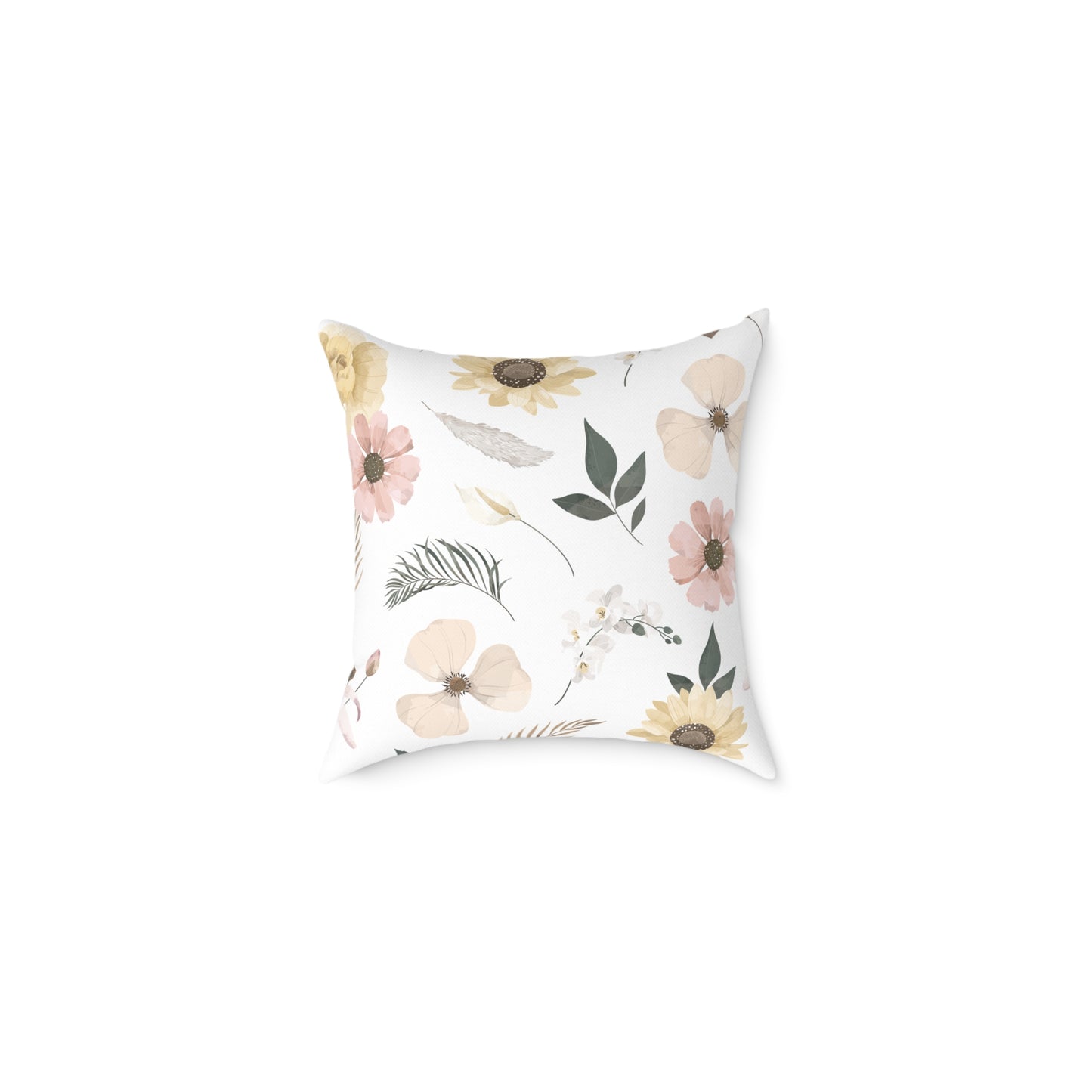 Nature-Inspired Decorative Dragonfly Pillow, Floral Cushion, Home Decor, Gift for Garden Lovers, Cozy Living Room Accent