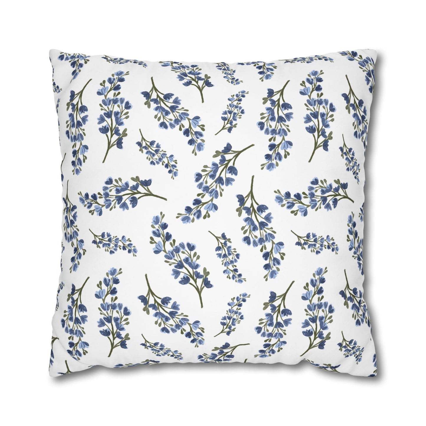 Floral Patterned Throw Pillowcase, Square Decor, Home Accent, Living Room Cushion, Gift for Homeowners, Cozy Decor