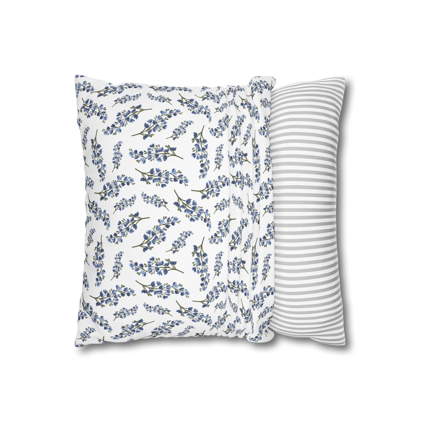 Floral Patterned Throw Pillowcase, Square Decor, Home Accent, Living Room Cushion, Gift for Homeowners, Cozy Decor