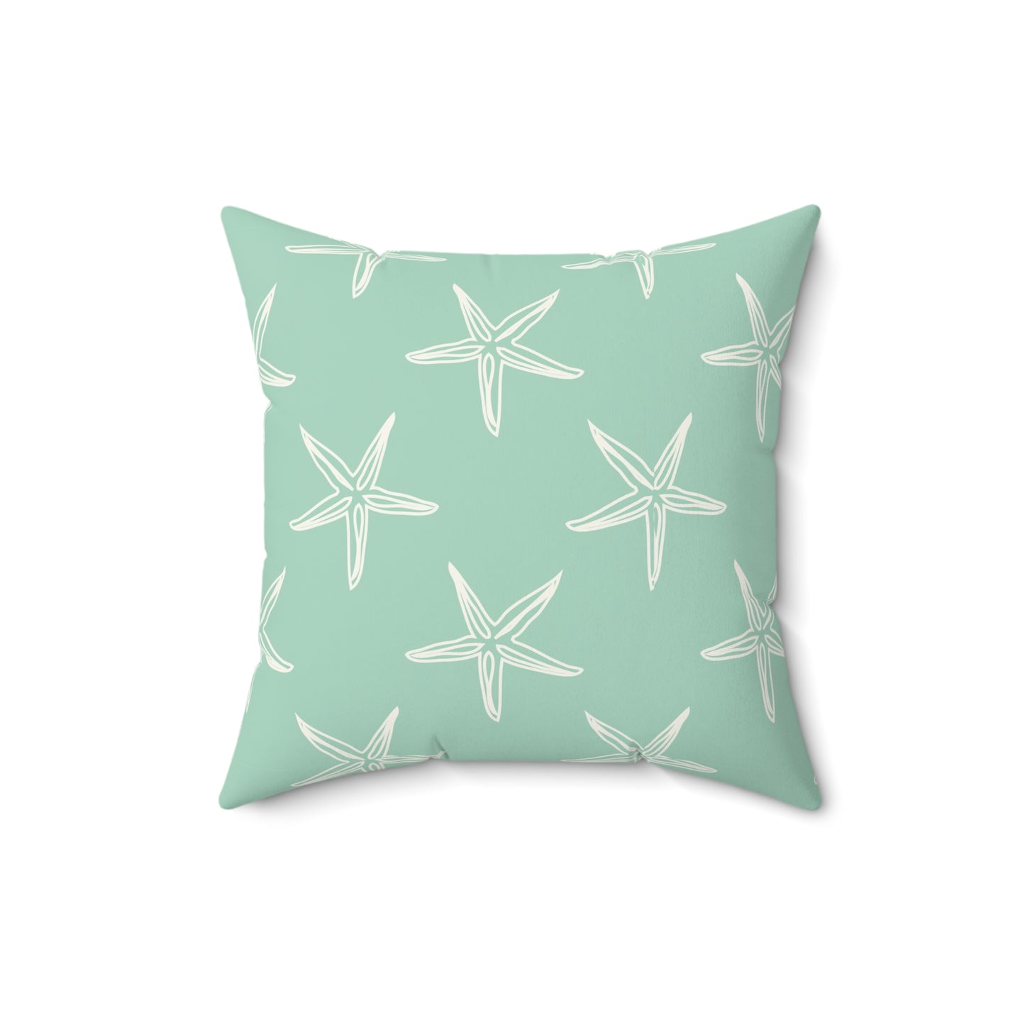 Coastal Starfish Throw Pillow – Beach-Inspired Home Decor