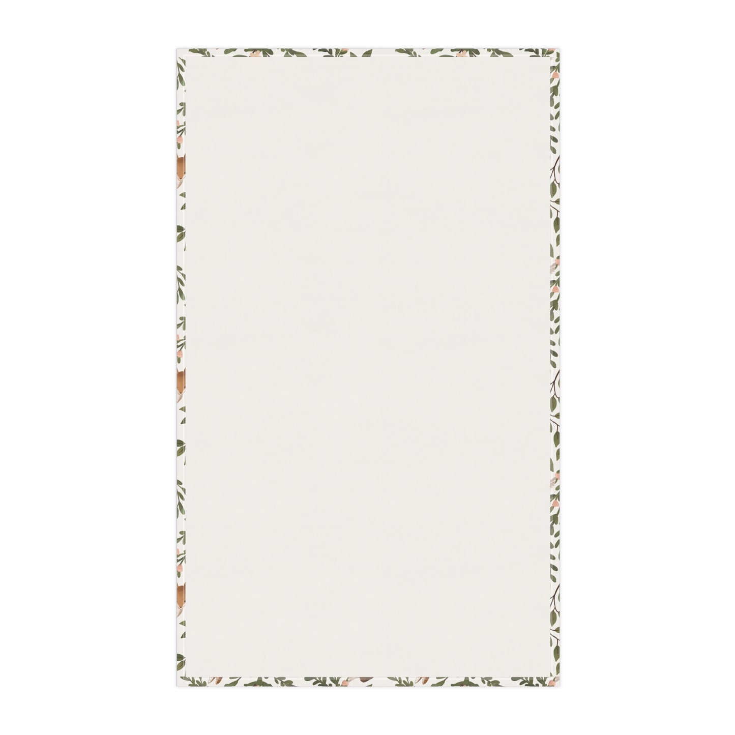 Little Fox & Owl Cotton Kitchen Towel – Woodland Charm