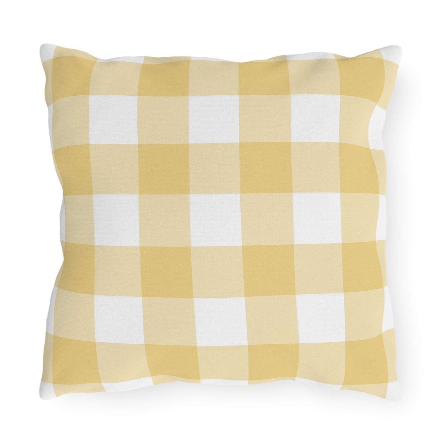 Sunflower Checkered Outdoor Pillows - Bright & Cheerful Home Decor