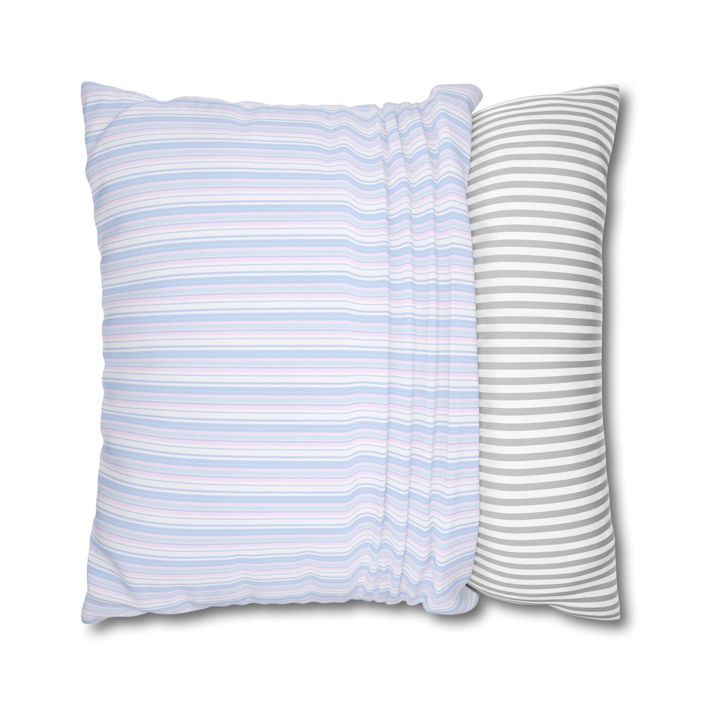 Pastel Striped Throw Pillowcase, Cozy Home Decor, Modern Cushion Cover, Stylish Living Room Accent, Birthday Gift, Soft Furniture Accessory