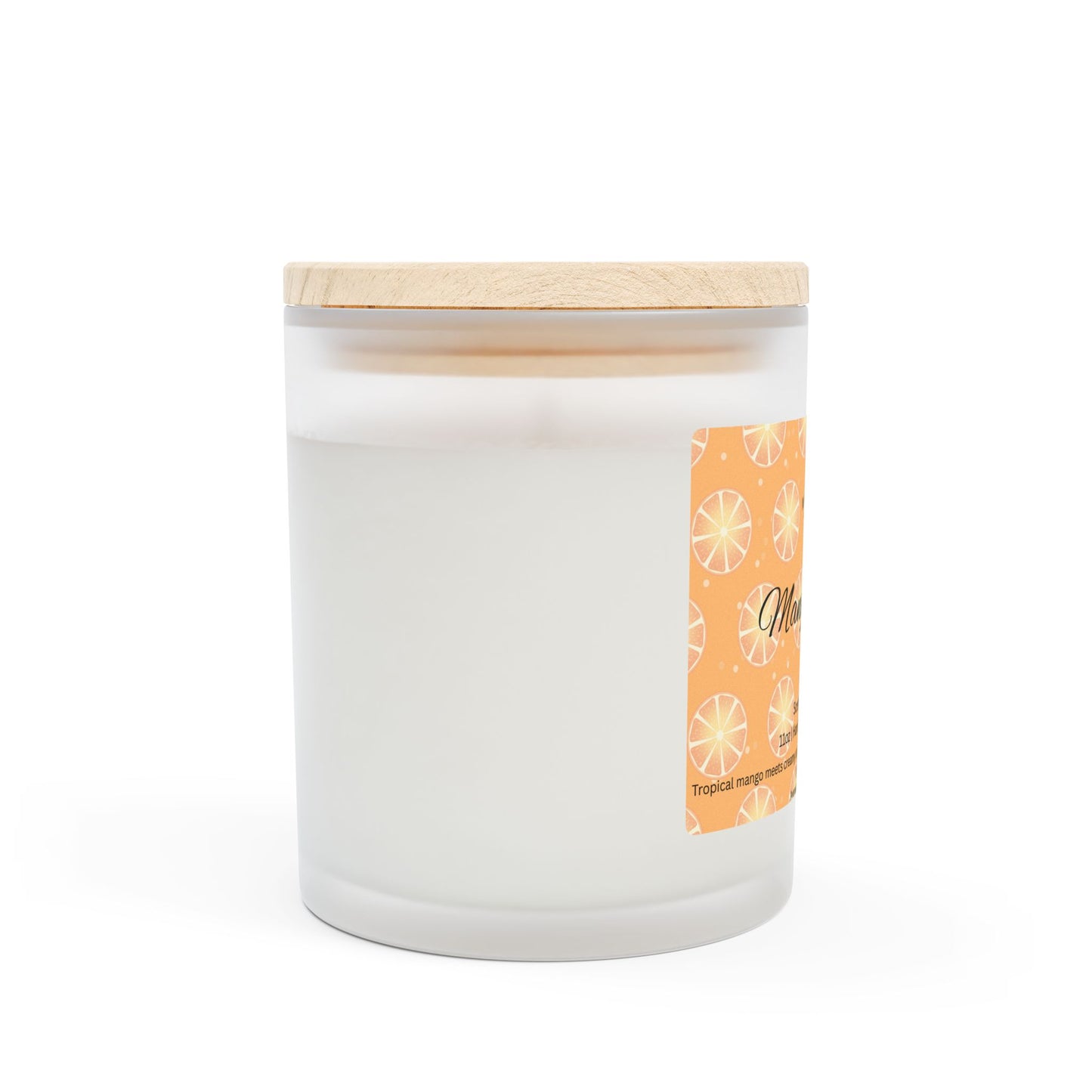 Candle Tropical Mango Coconut Scent, 11oz